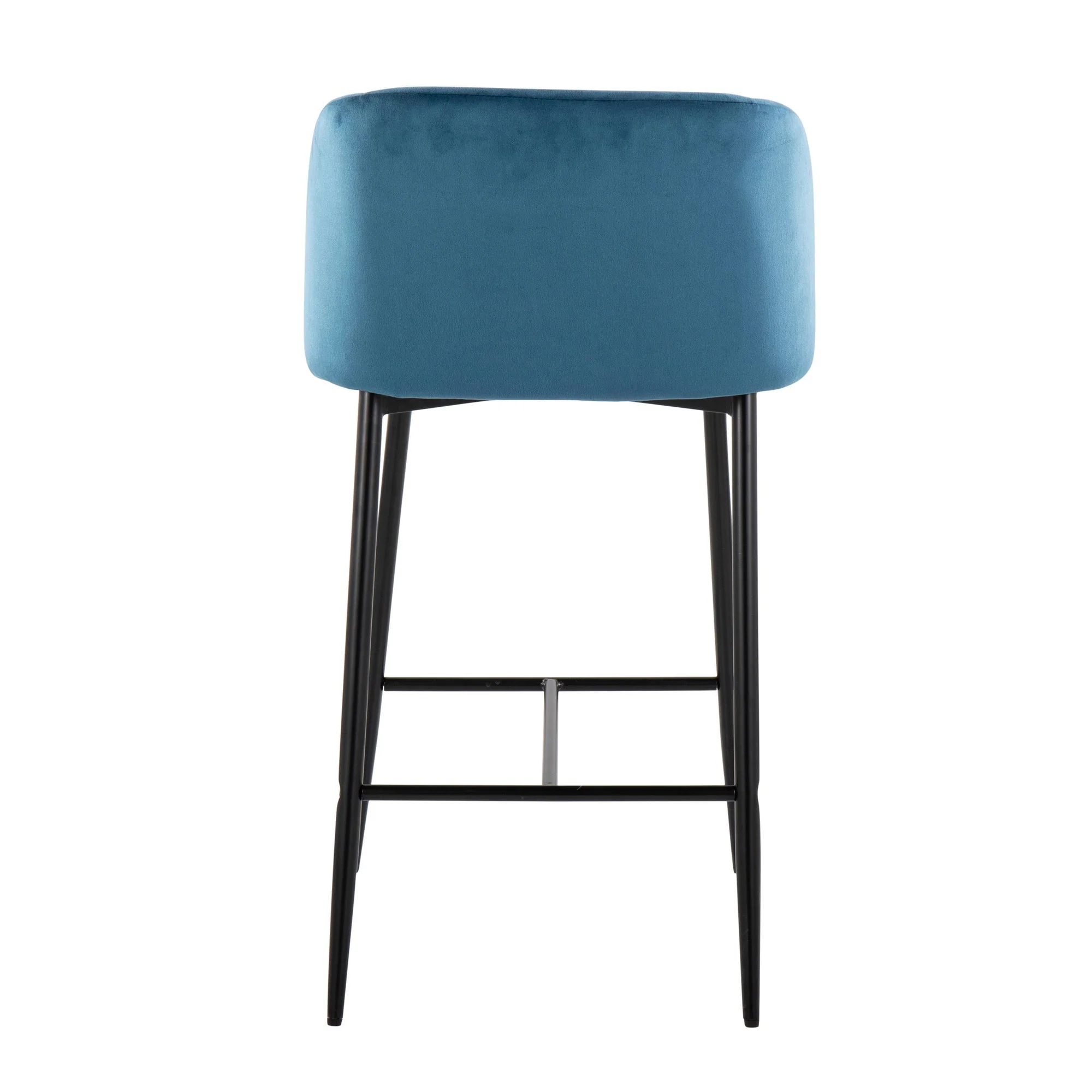 Fran 26" Fixed-Height Counter Stool - Set of 2 Black By LumiSource - Image 18