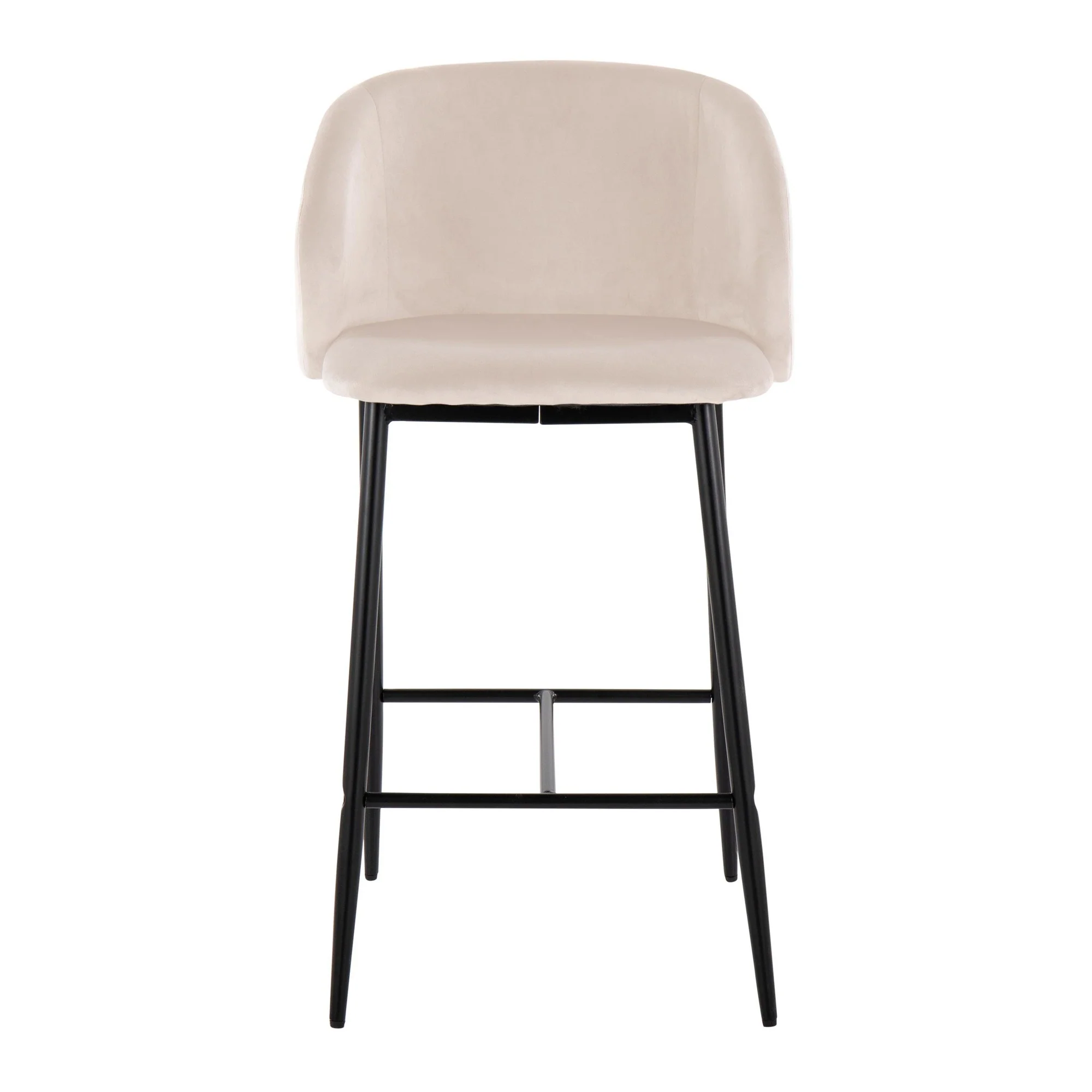 Fran 26" Fixed-Height Counter Stool - Set of 2 Black By LumiSource - Image 20