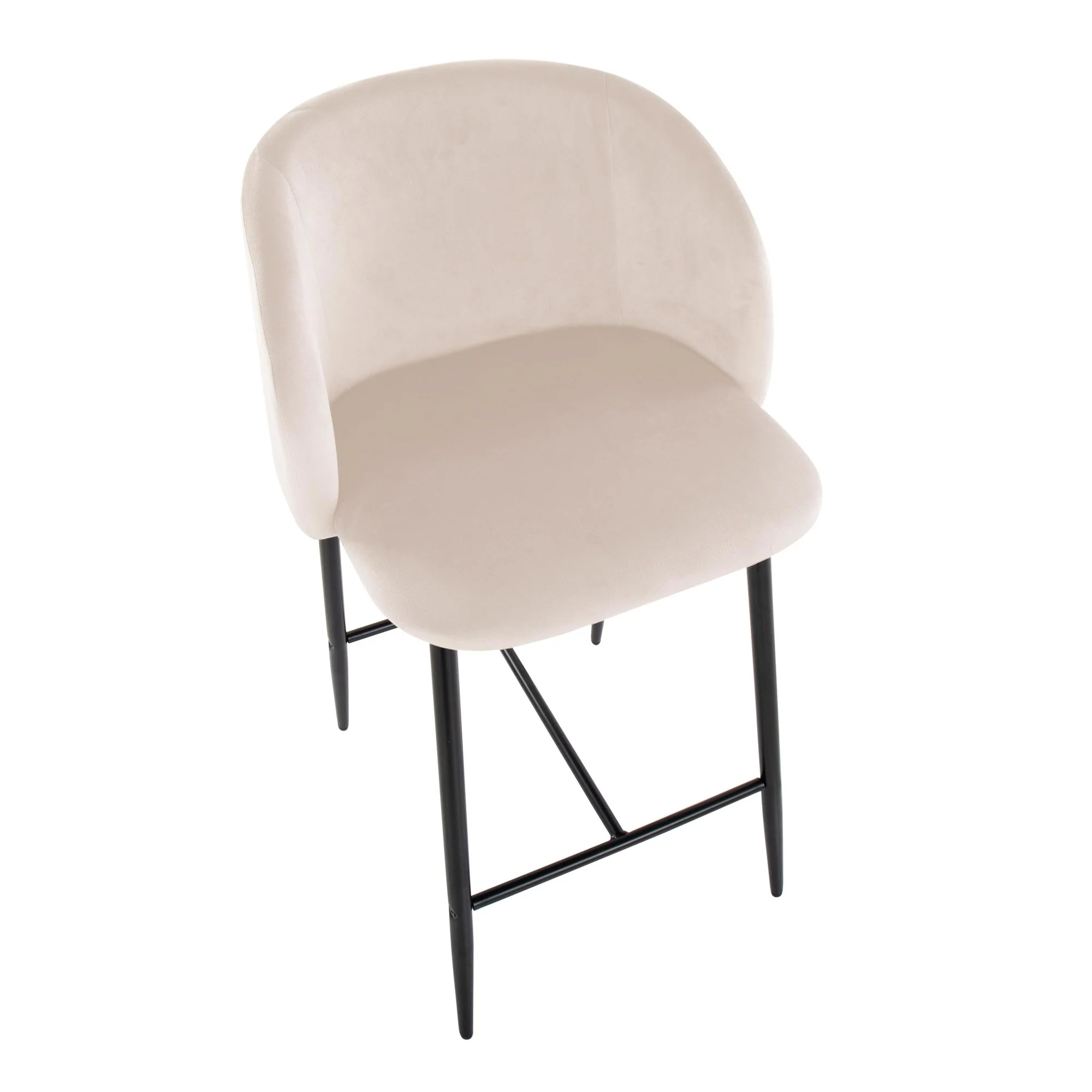 Fran 26" Fixed-Height Counter Stool - Set of 2 Black By LumiSource - Image 21