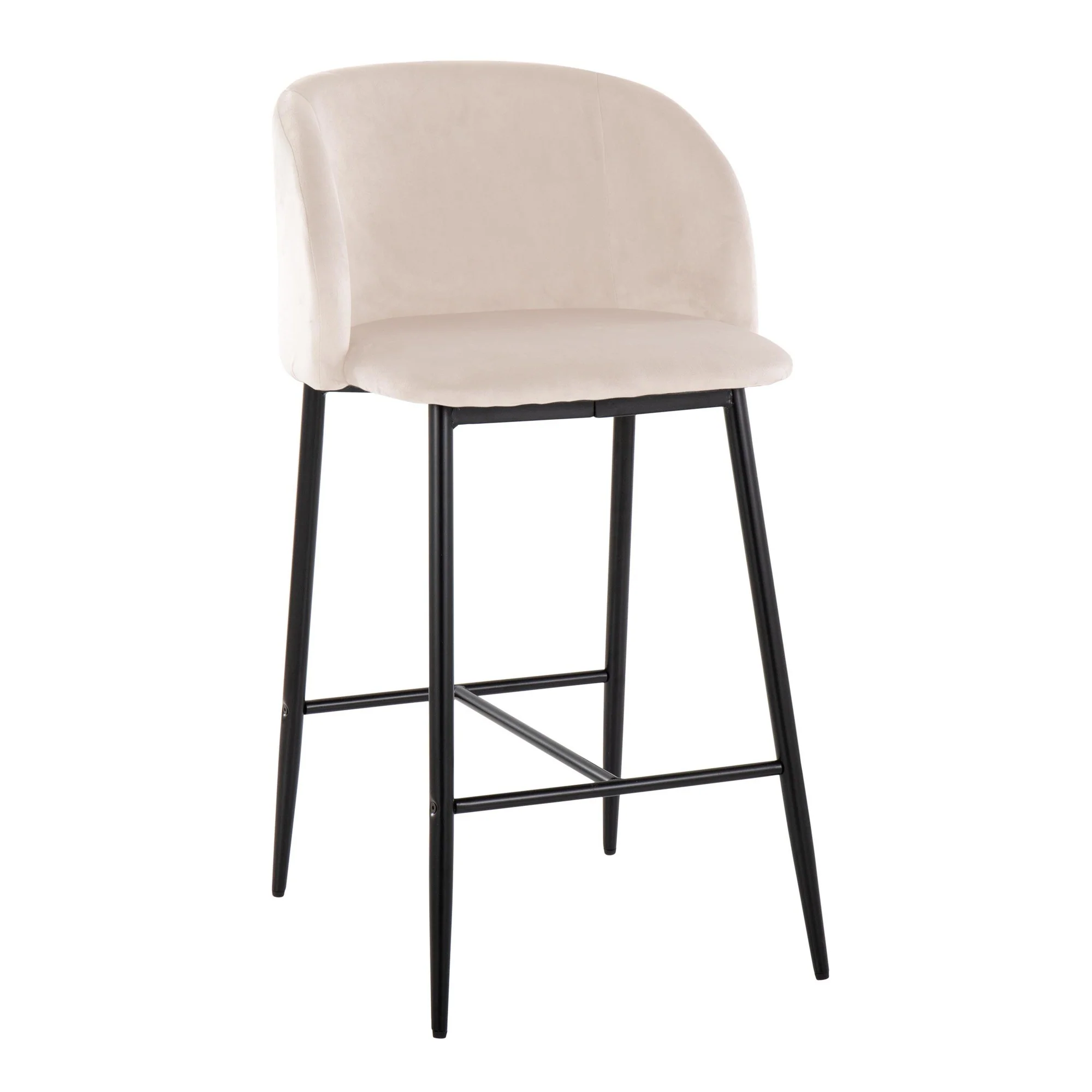 Fran 26" Fixed-Height Counter Stool - Set of 2 Black By LumiSource - Image 24
