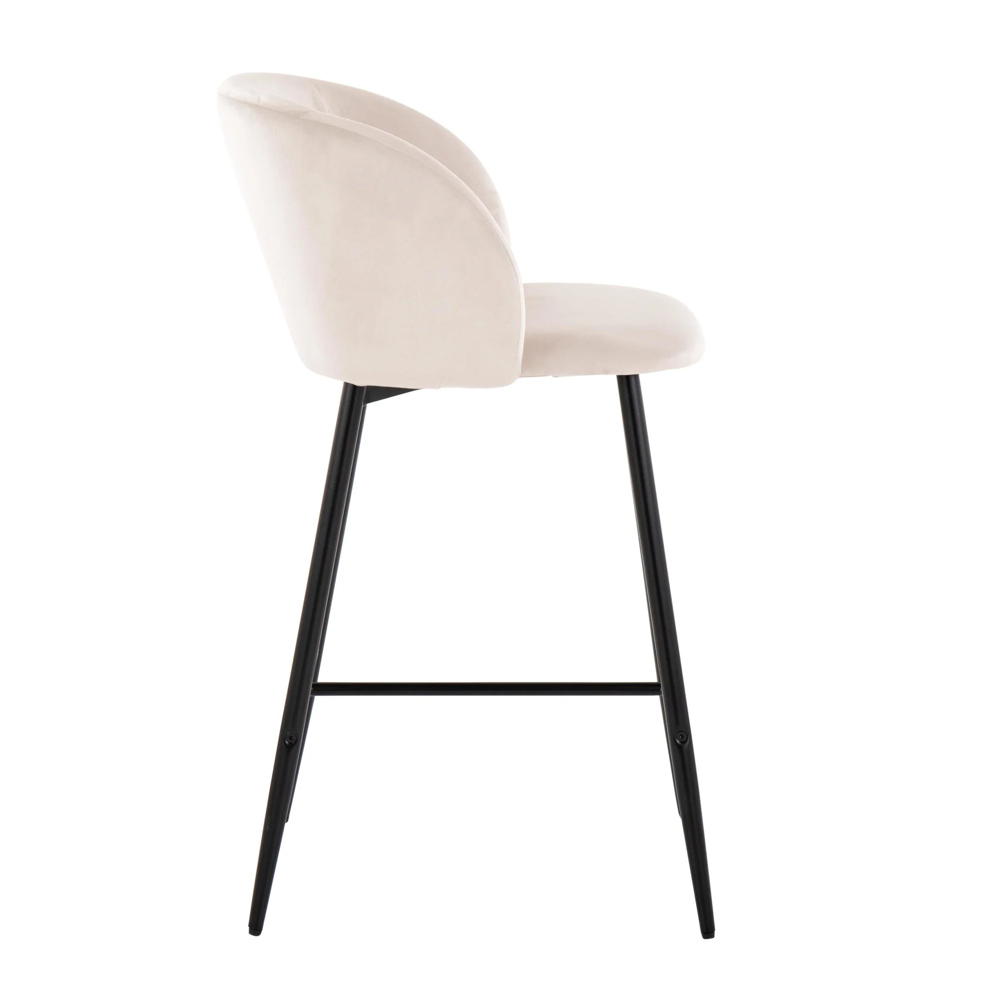 Fran 26" Fixed-Height Counter Stool - Set of 2 Black By LumiSource - Image 25
