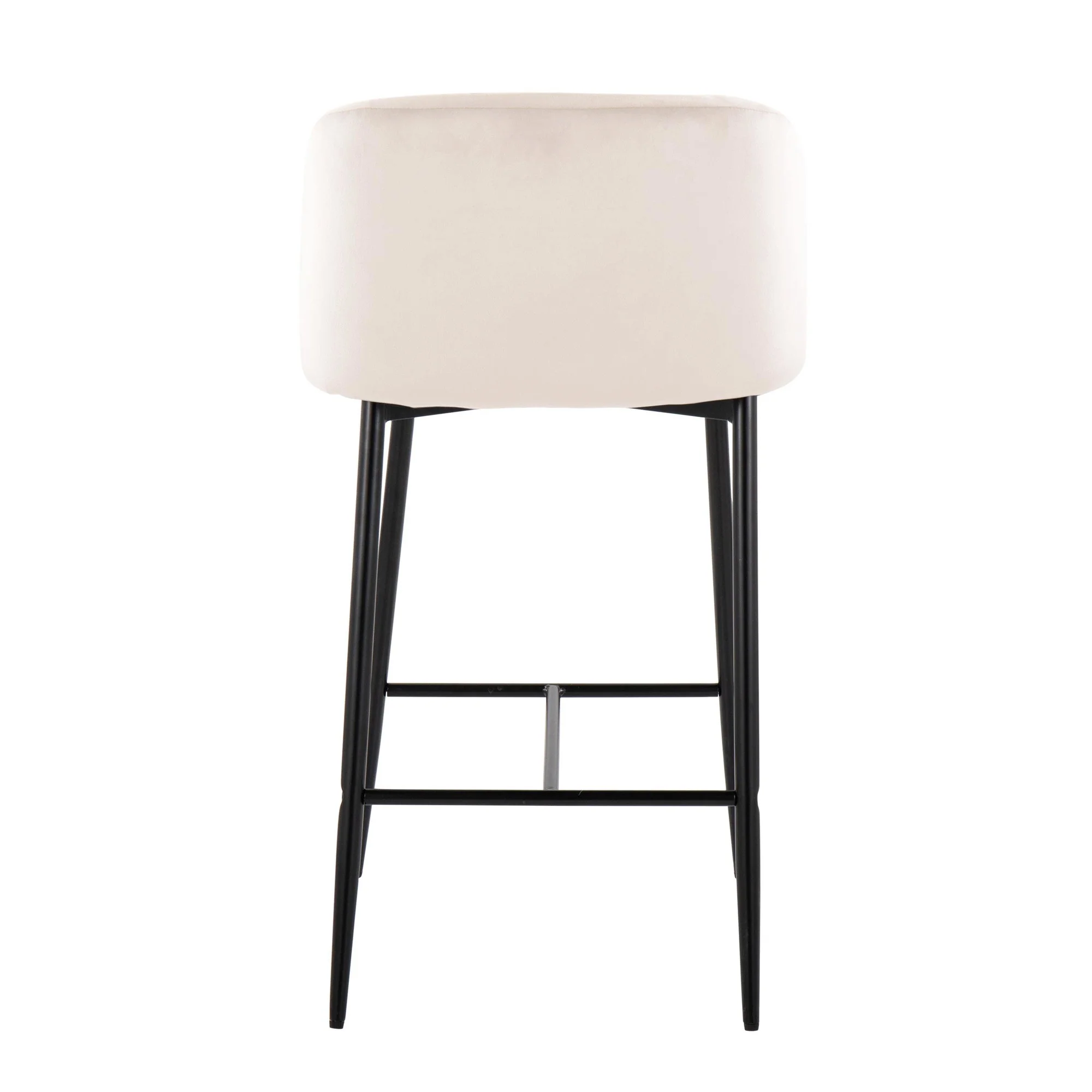Fran 26" Fixed-Height Counter Stool - Set of 2 Black By LumiSource - Image 27
