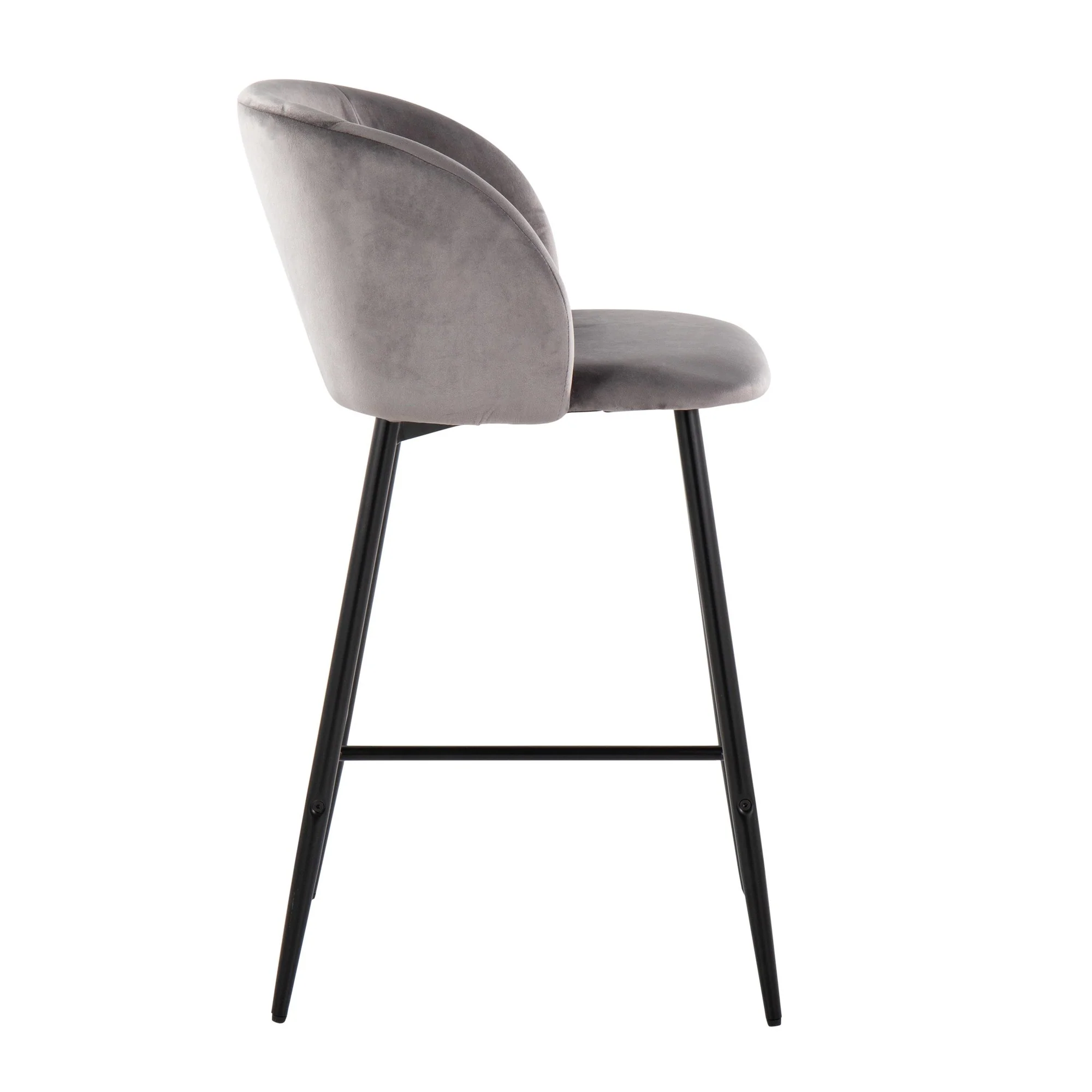Fran 26" Fixed-Height Counter Stool - Set of 2 Black By LumiSource - Image 30
