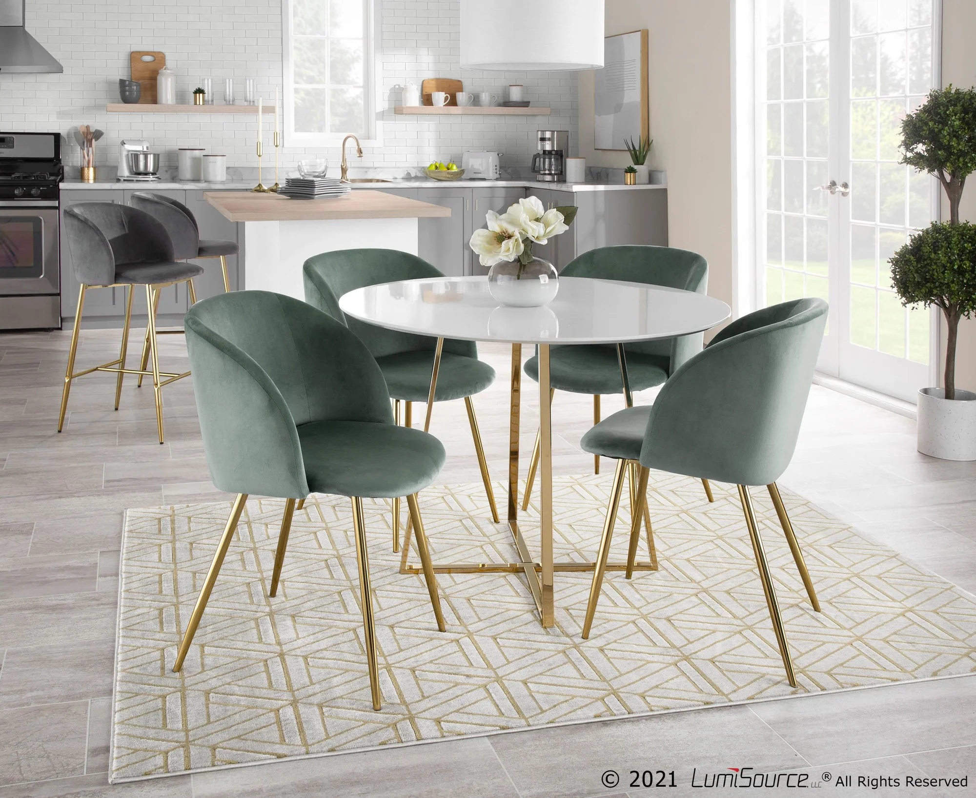 Fran Chair - Set of 2 By LumiSource - CH-FRAN AUVLGN2 - Image 3