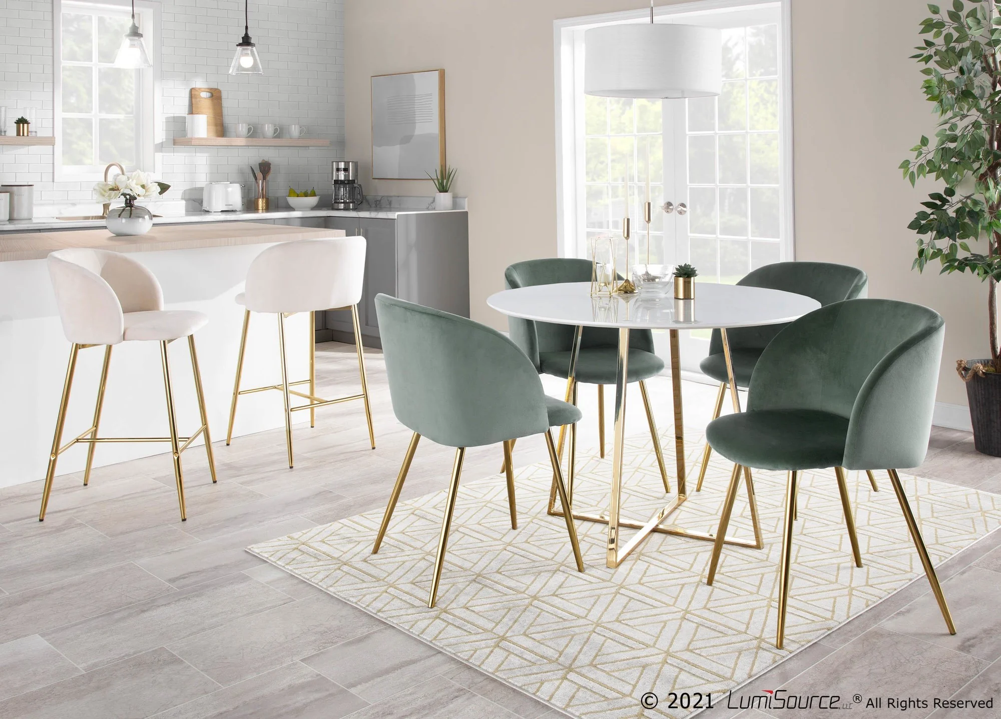 Fran Chair - Set of 2 By LumiSource - CH-FRAN AUVLGN2 - Image 4