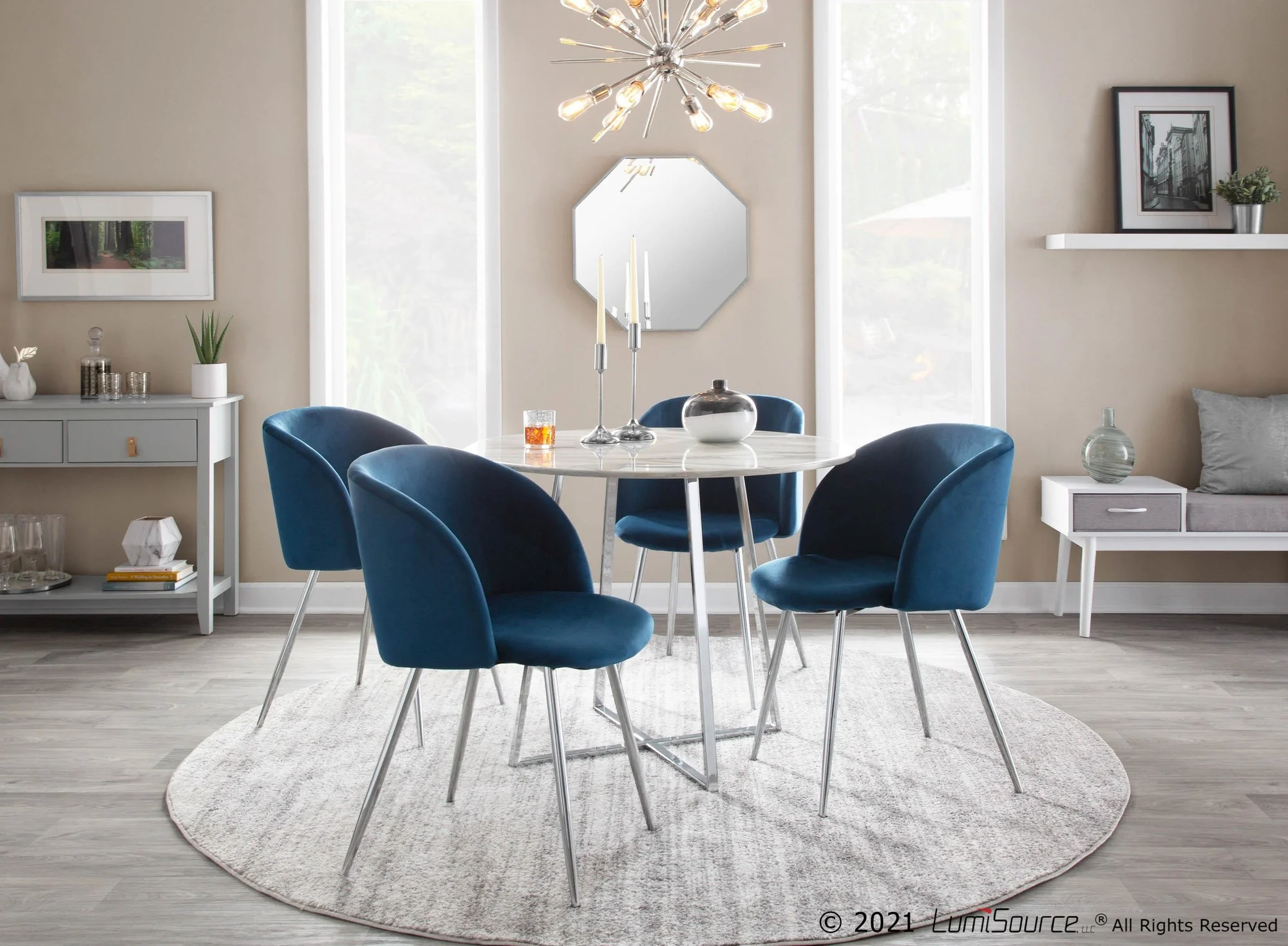 Fran Chair - Set of 2 Black By LumiSource - Image 14