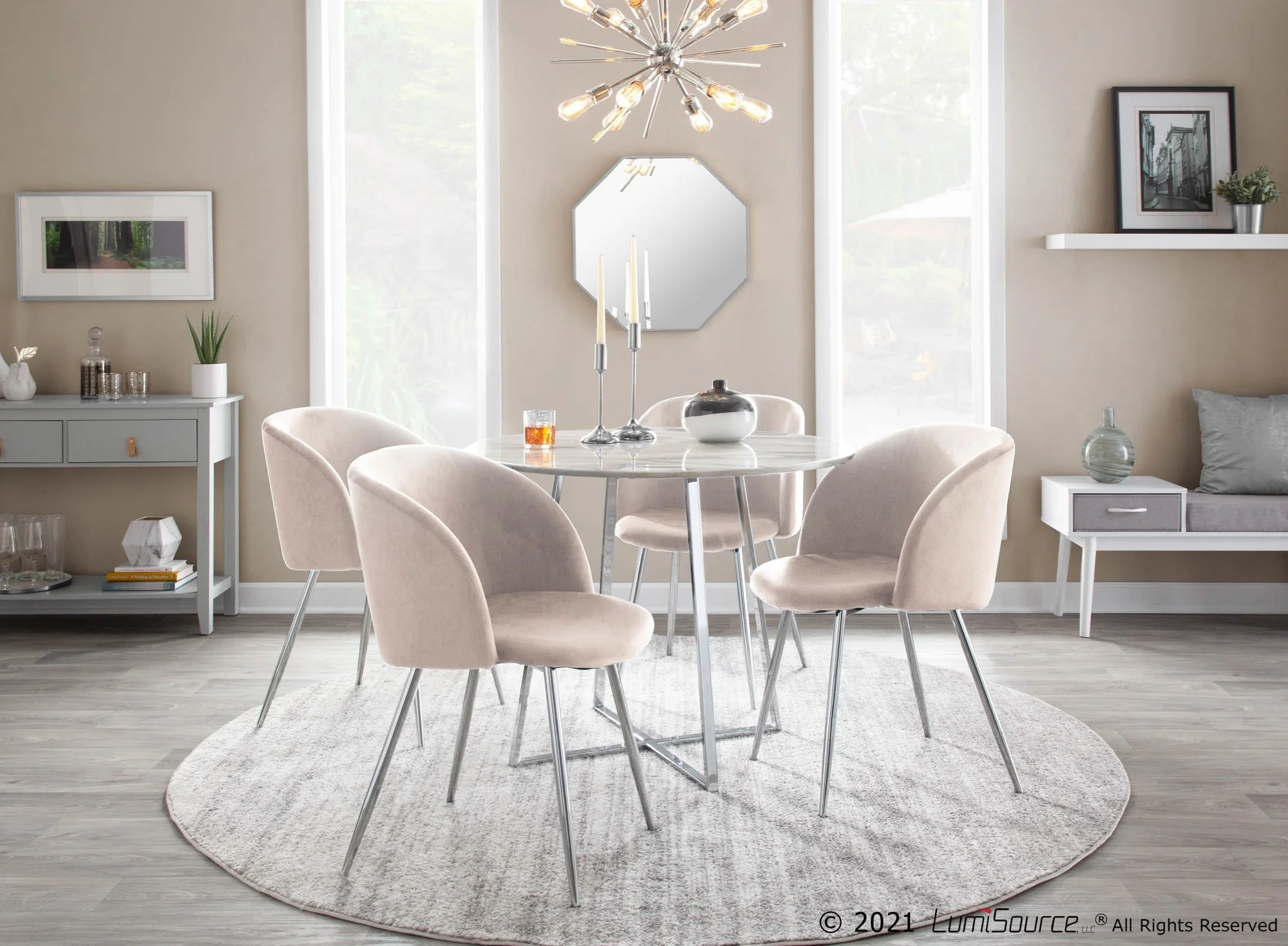 Fran Chair - Set of 2 Black By LumiSource - Image 23