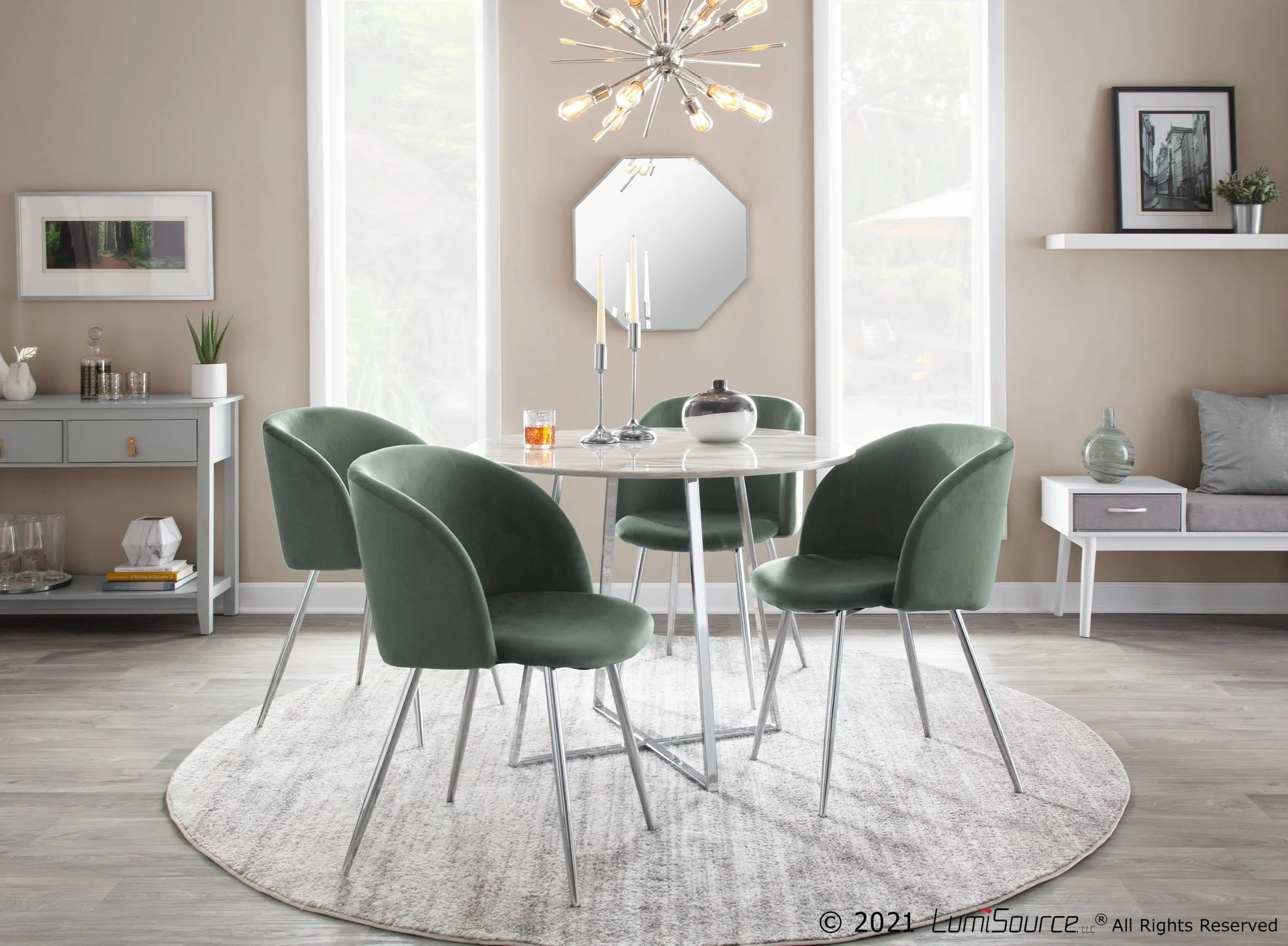 Fran Chair - Set of 2 Black By LumiSource - Image 32