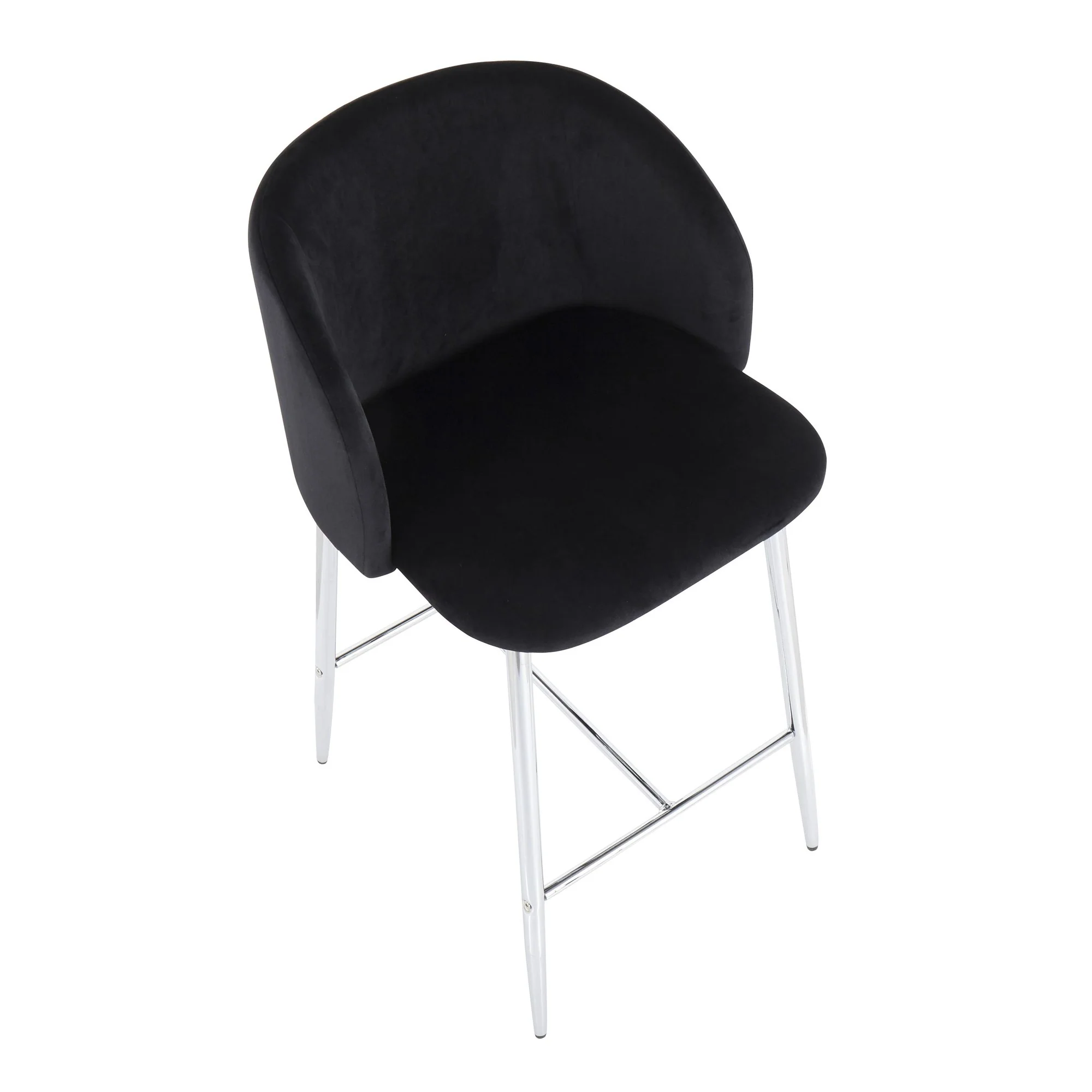 Fran Counter Stool - Set of 2 Black By LumiSource - Image 4
