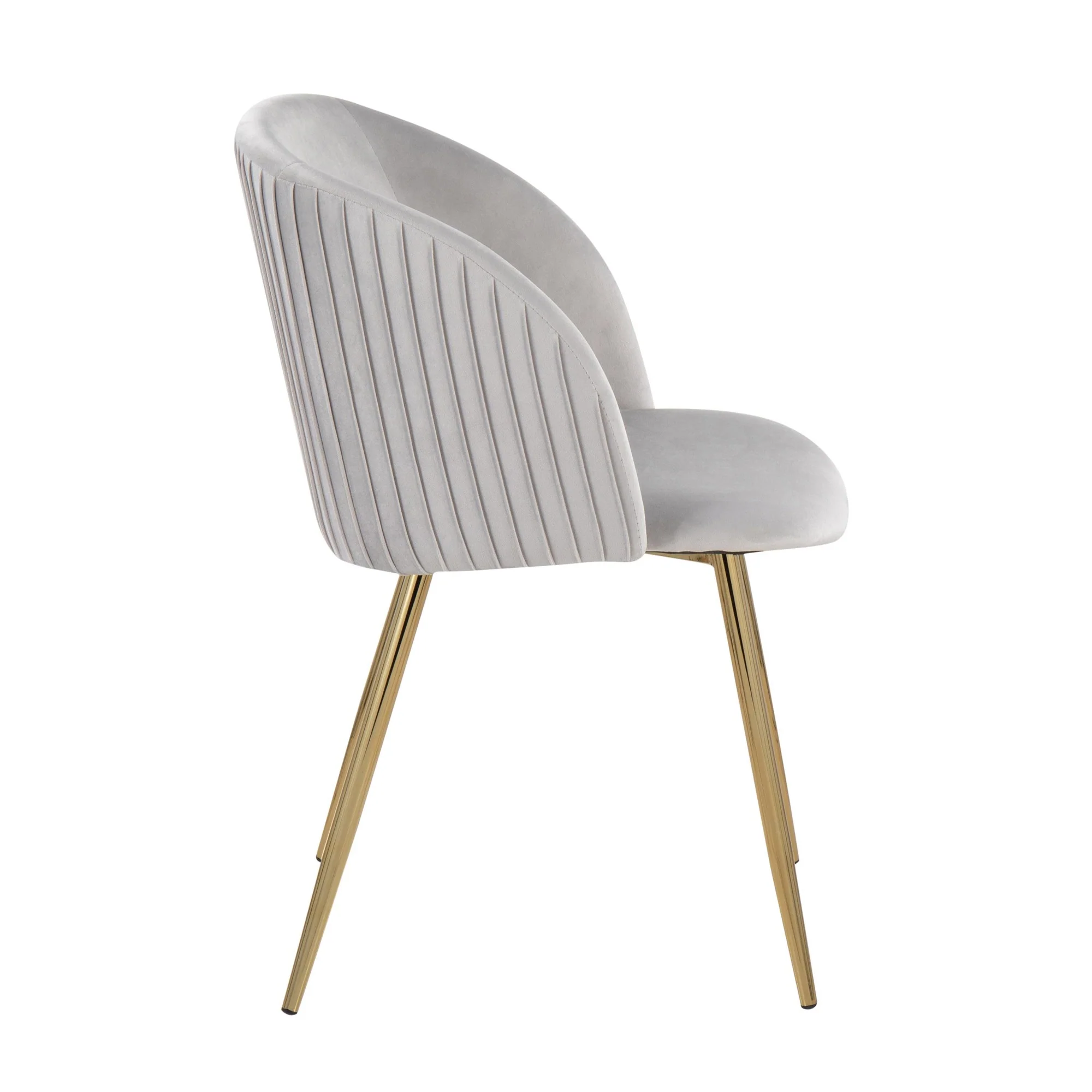 Fran Pleated Chair - Set of 2 Black By LumiSource - Image 10
