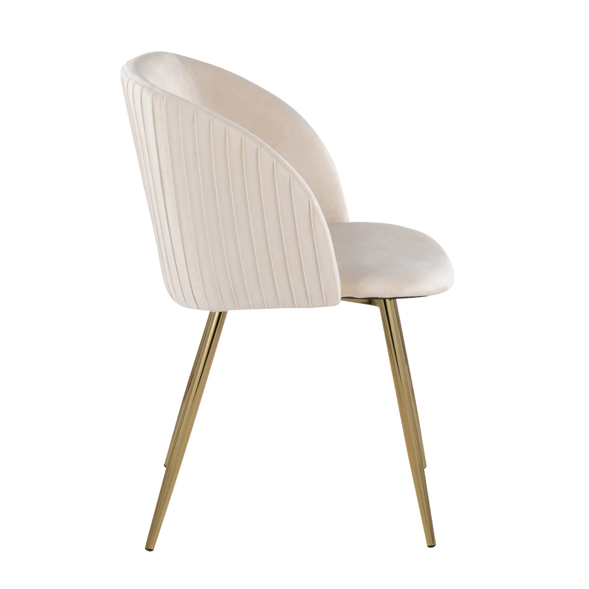 Fran Pleated Chair - Set of 2 Black By LumiSource - Image 16