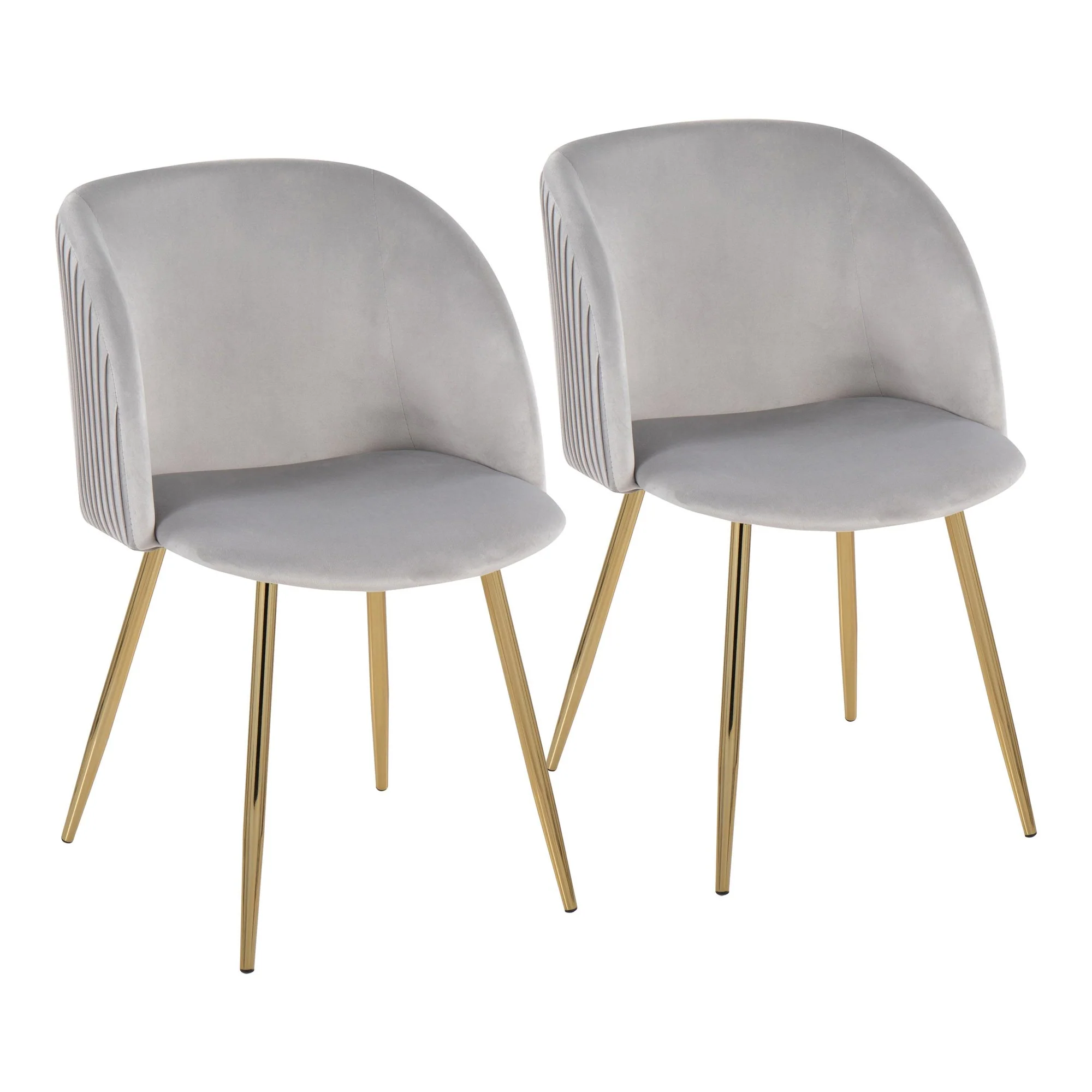Fran Pleated Chair - Set of 2 Black By LumiSource - Image 8