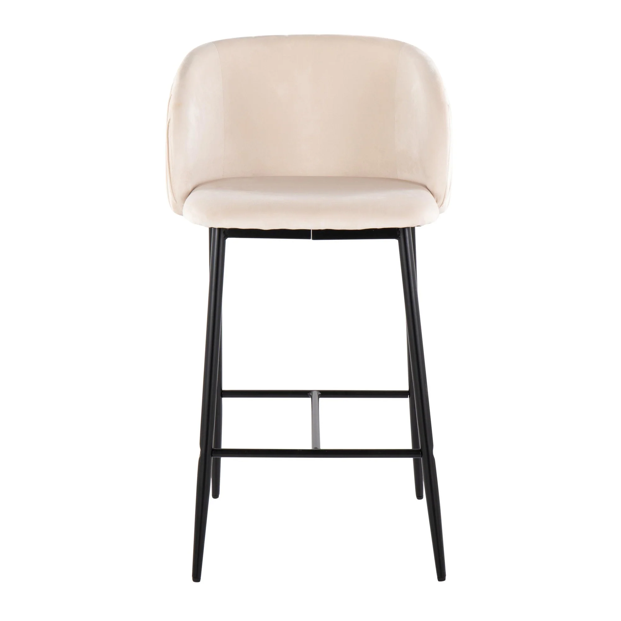 Fran Pleated Fixed-Height Counter Stool - Set of 2 Green By LumiSource - B26-FRANPLTV BKGN2 - Image 18
