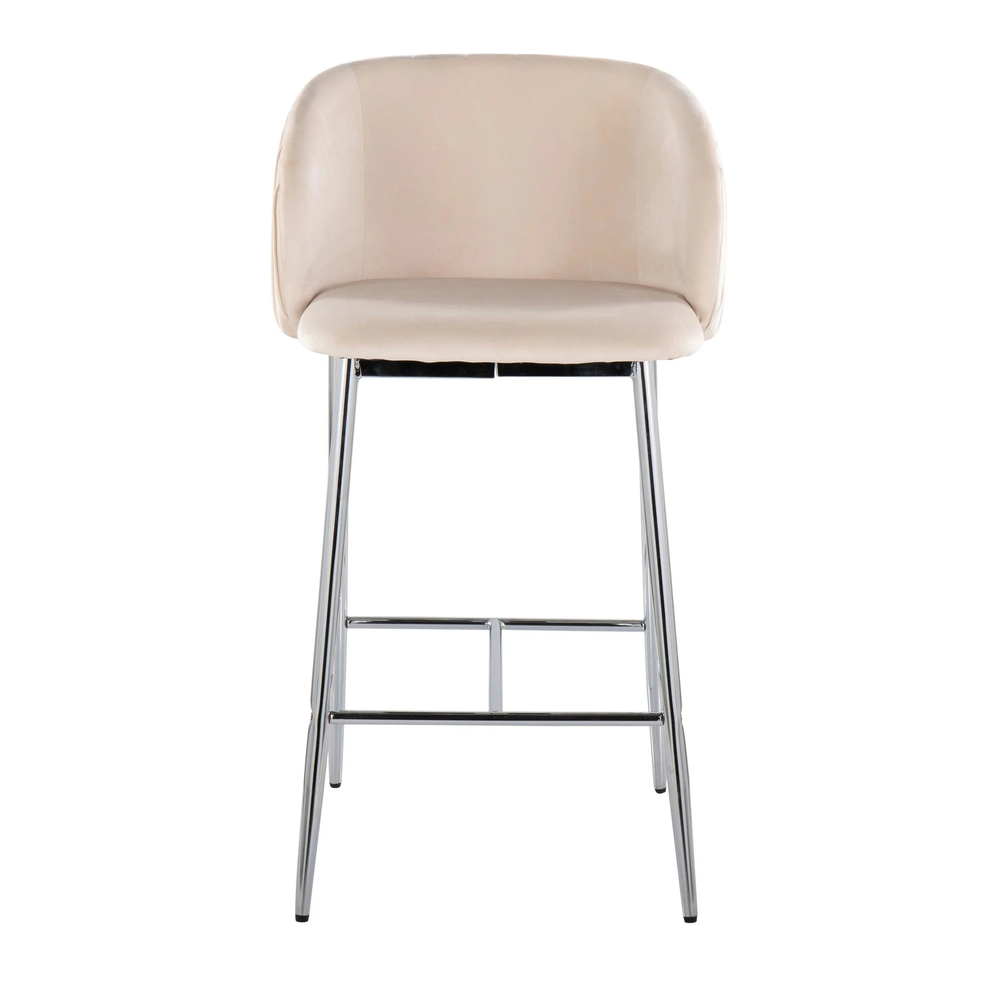 Fran Pleated Fixed-Height Counter Stool - Set of 2 Green By LumiSource - B26-FRANPLTV CHRGN2 - Image 18