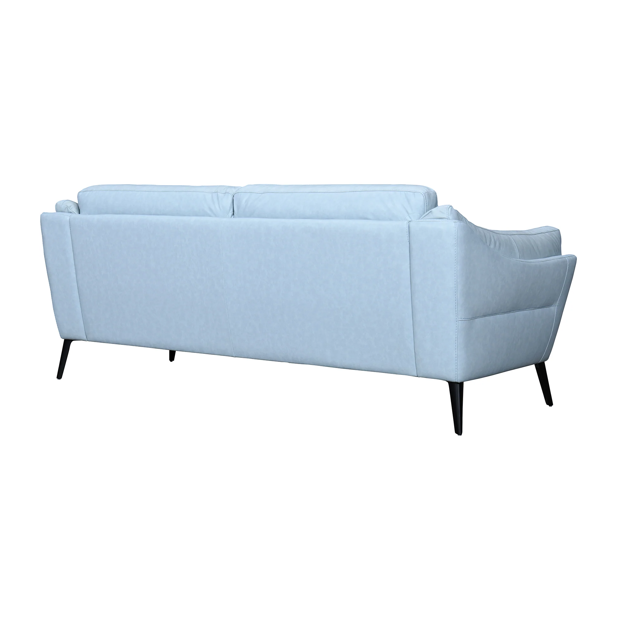 Franz Mint Leather Sofa By Armen Living - Image 13