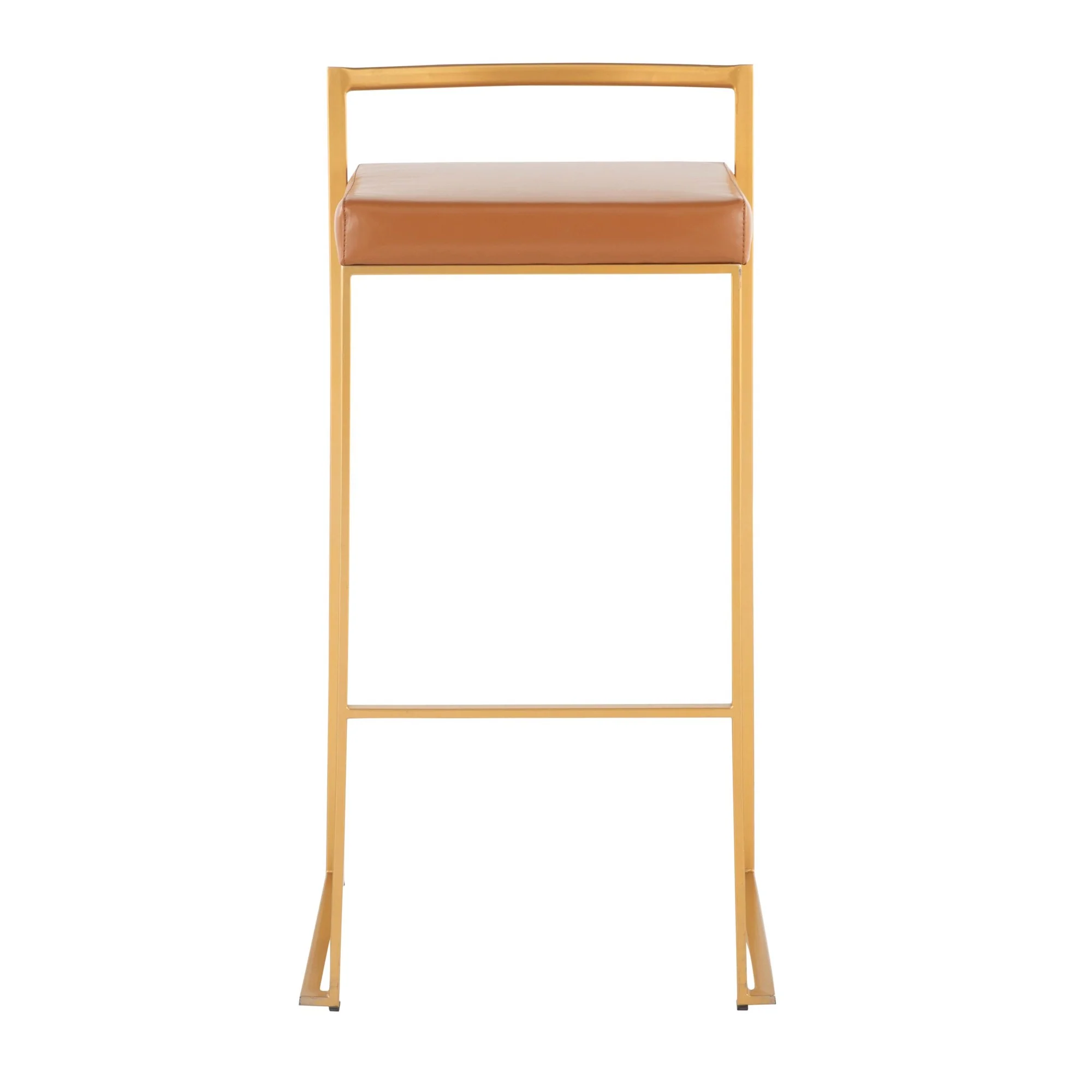 Fuji Stacker Barstool - Set of 2 Cream By LumiSource - B30-FUJI AUCAM2 - Image 2