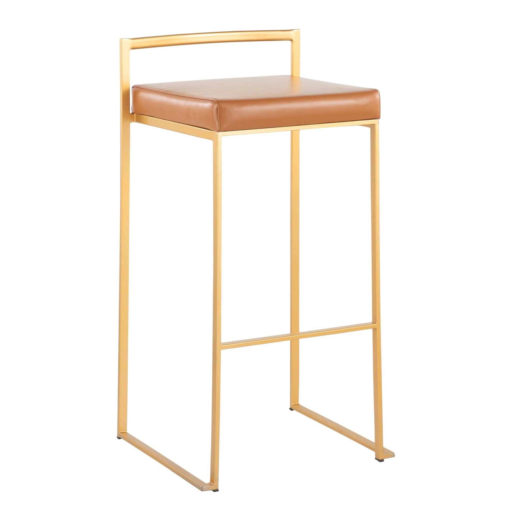 Fuji Stacker Barstool - Set of 2 Cream By LumiSource - B30-FUJI AUCAM2 - Image 5