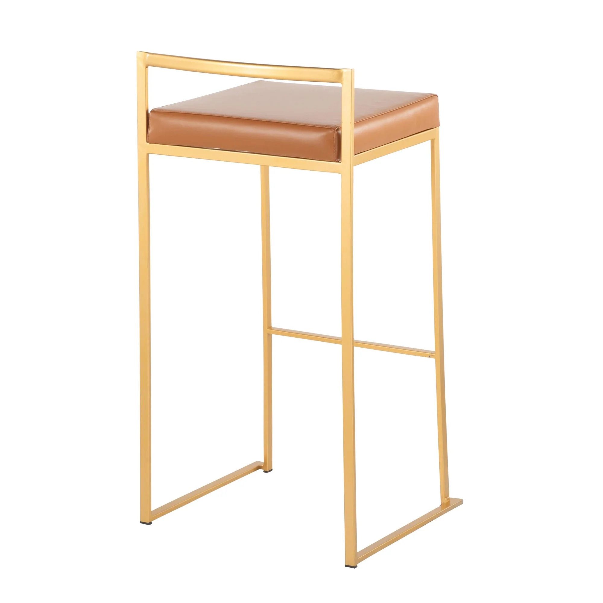 Fuji Stacker Barstool - Set of 2 Cream By LumiSource - B30-FUJI AUCAM2 - Image 7