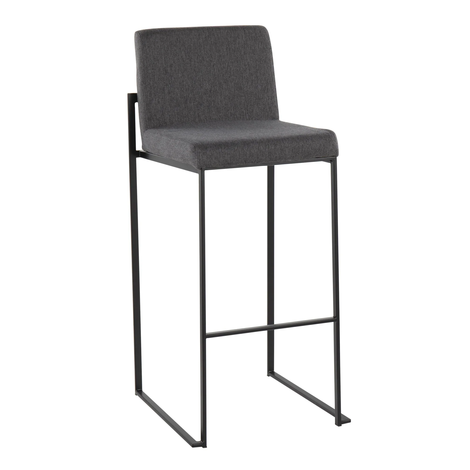Fuji High Back Barstool - Set of 2 Beige By LumiSource - B30-FUJIHB BKFBG2 - Image 13