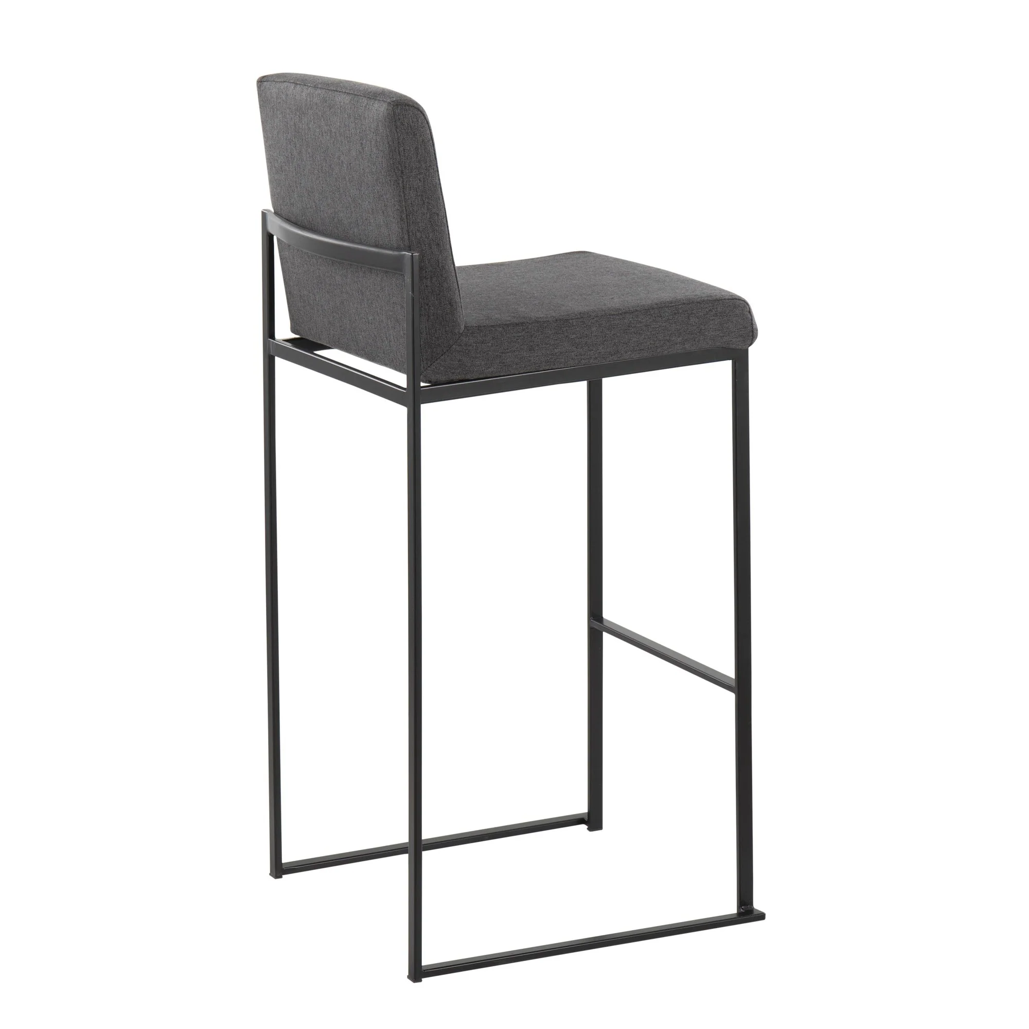 Fuji High Back Barstool - Set of 2 Beige By LumiSource - B30-FUJIHB BKFBG2 - Image 15