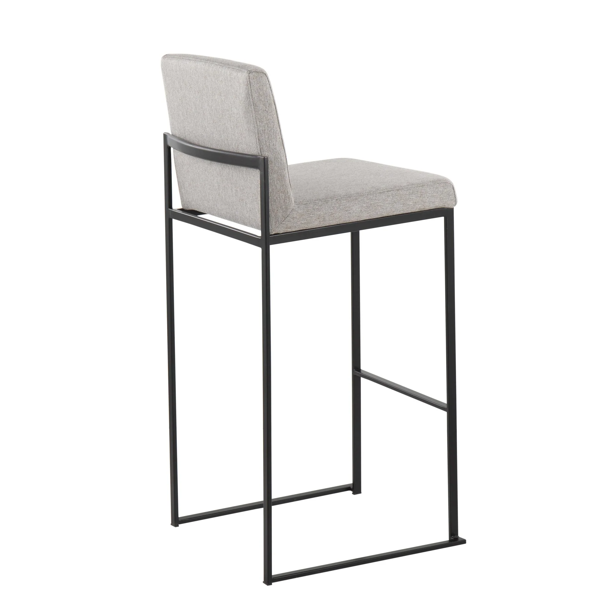 Fuji High Back Barstool - Set of 2 Beige By LumiSource - B30-FUJIHB BKFBG2 - Image 23