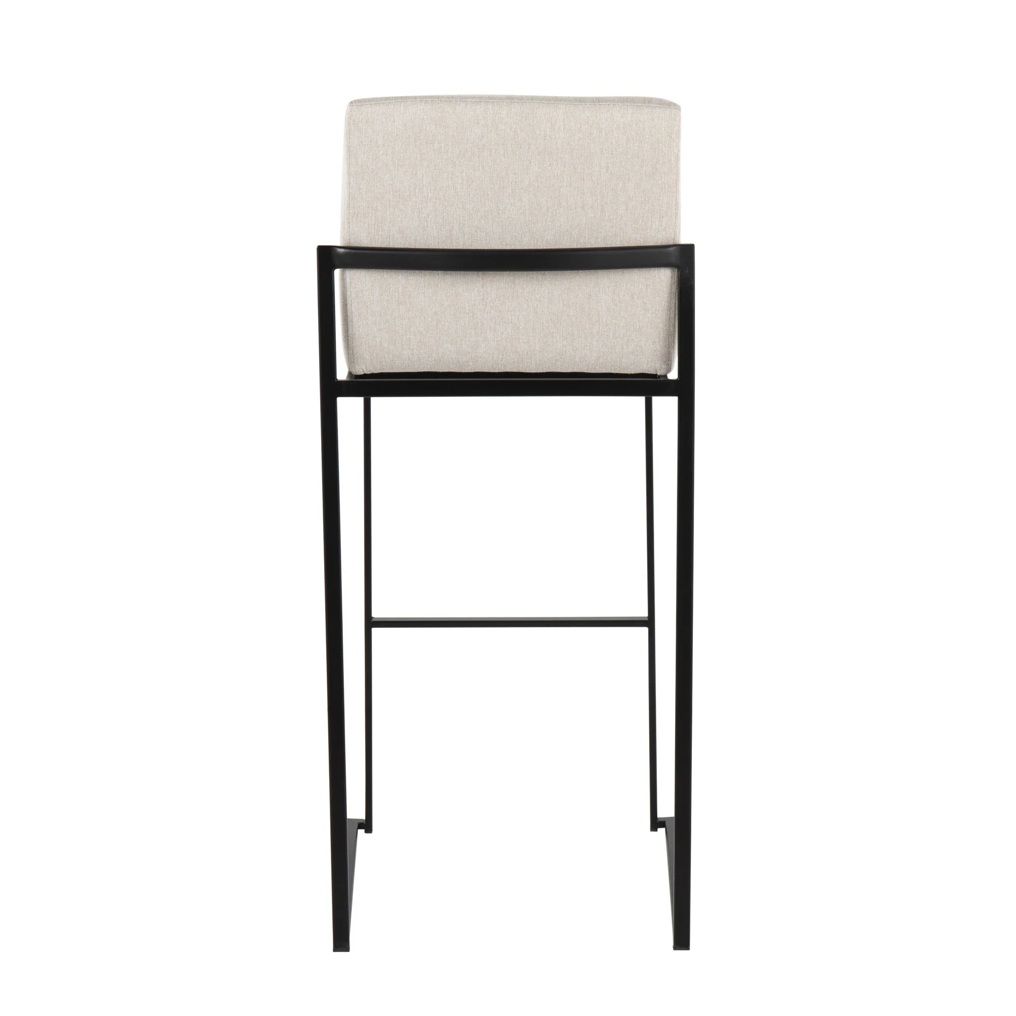 Fuji High Back Barstool - Set of 2 Beige By LumiSource - B30-FUJIHB BKFBG2 - Image 8