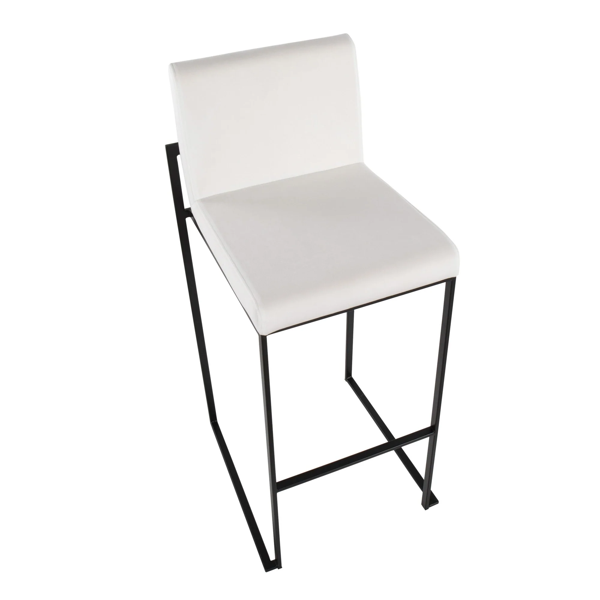Fuji High Back Barstool - Set of 2 Black By LumiSource - B30-FUJIHB BKVBK2 - Image 11