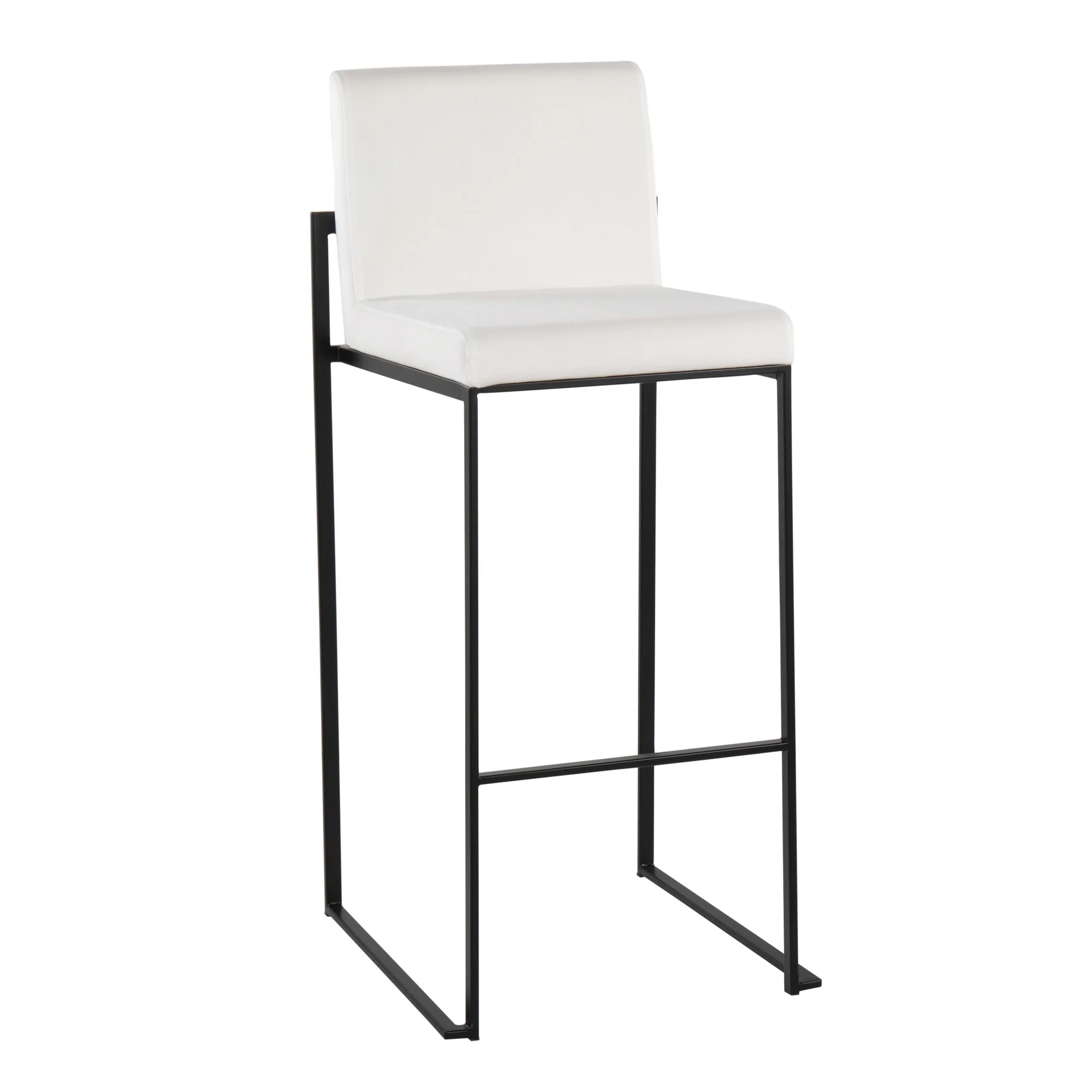 Fuji High Back Barstool - Set of 2 Black By LumiSource - B30-FUJIHB BKVBK2 - Image 13