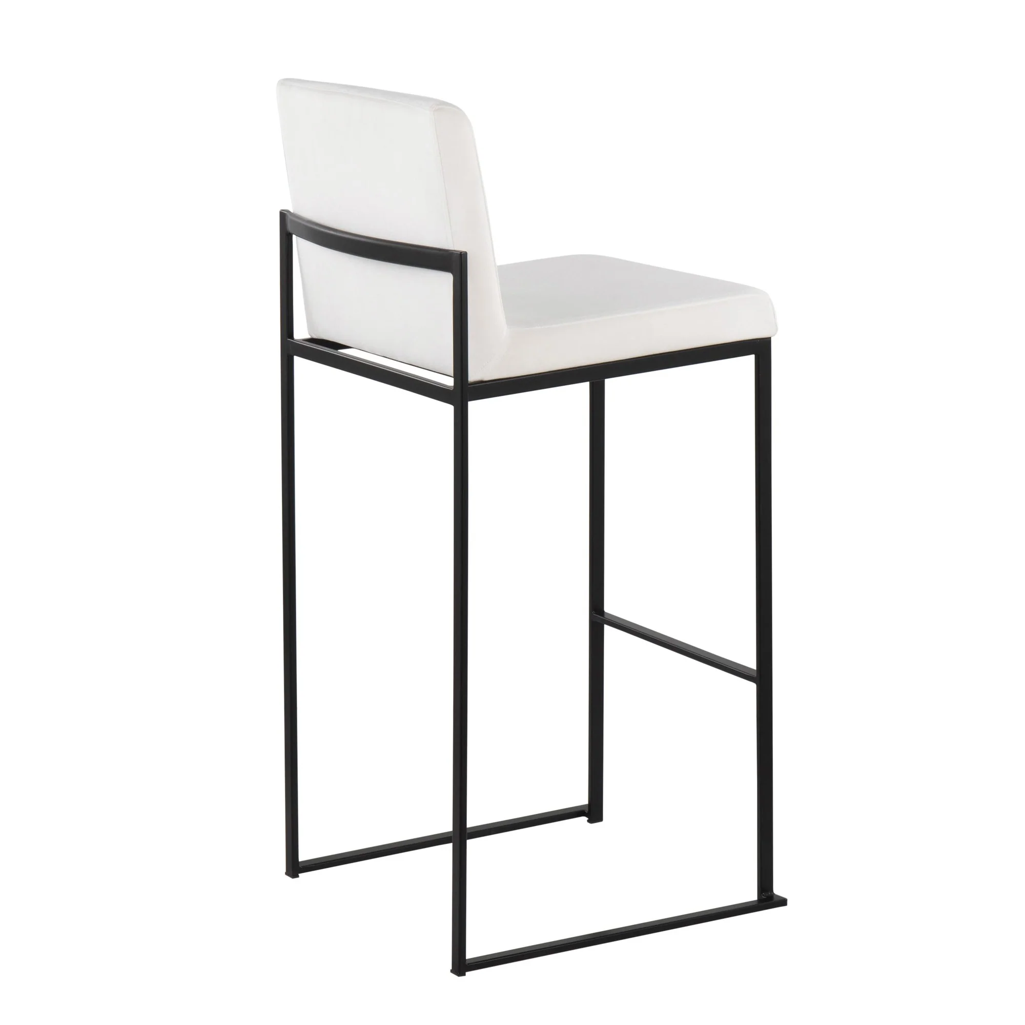Fuji High Back Barstool - Set of 2 Black By LumiSource - B30-FUJIHB BKVBK2 - Image 15