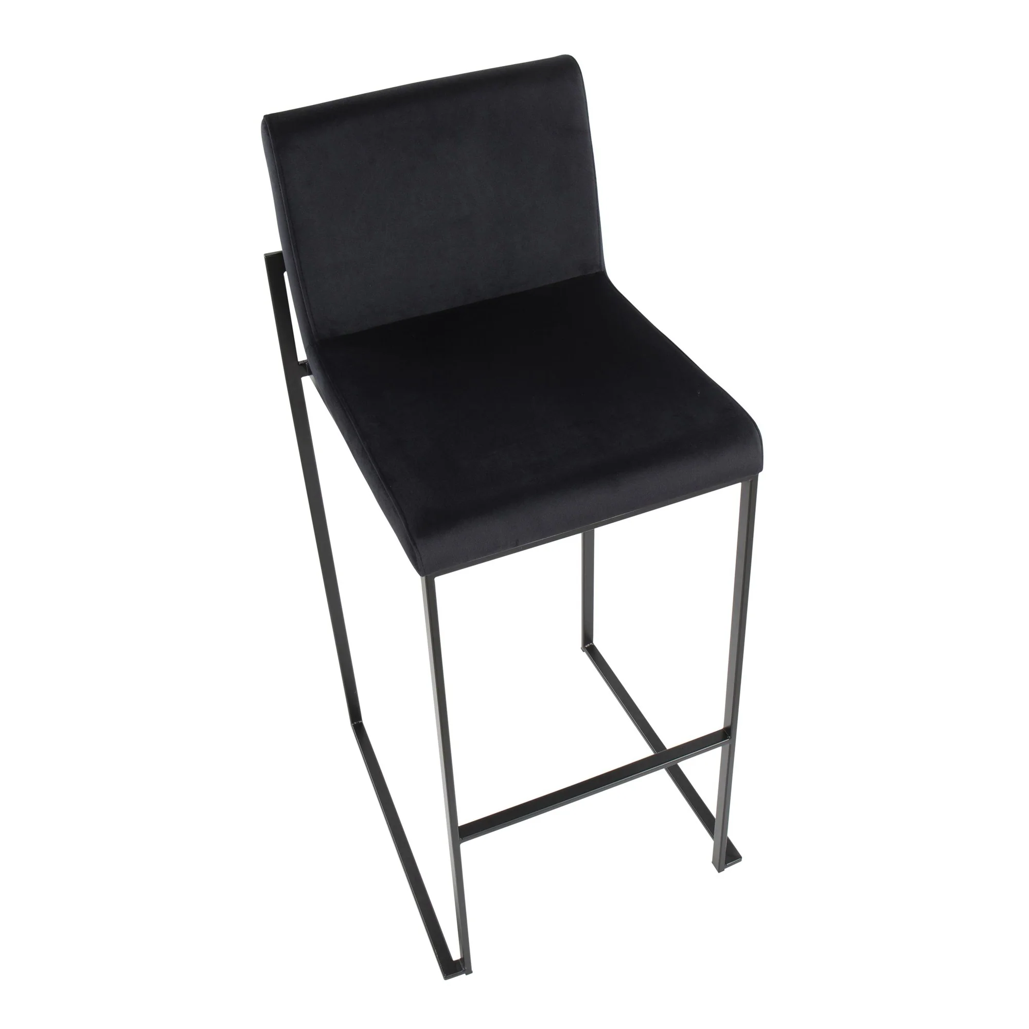 Fuji High Back Barstool - Set of 2 Black By LumiSource - B30-FUJIHB BKVBK2 - Image 3