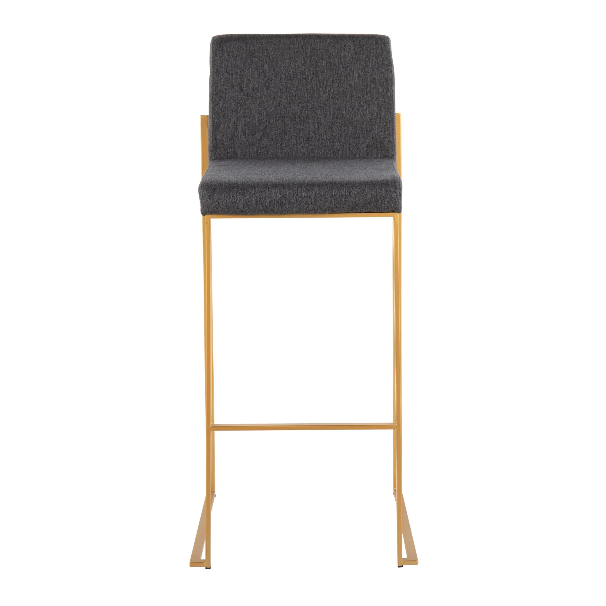 Fuji High Back Barstool - Set of 2 Beige By LumiSource - B30-FUJIHB AUFBG2 - Image 10