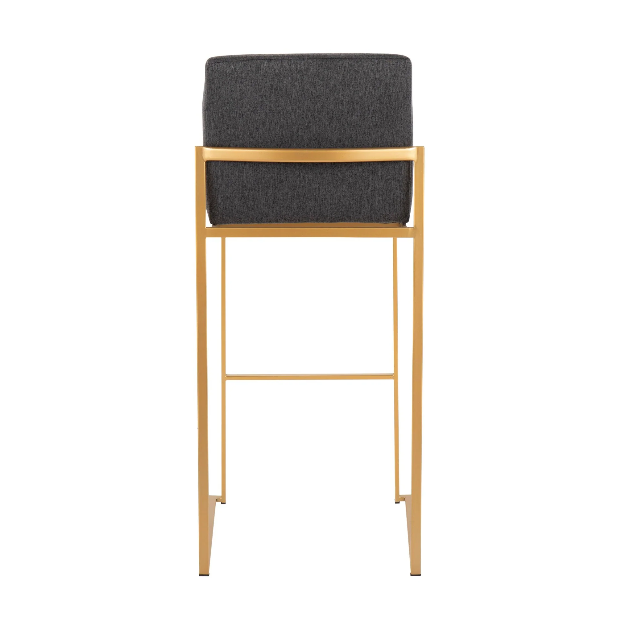 Fuji High Back Barstool - Set of 2 Beige By LumiSource - B30-FUJIHB AUFBG2 - Image 16