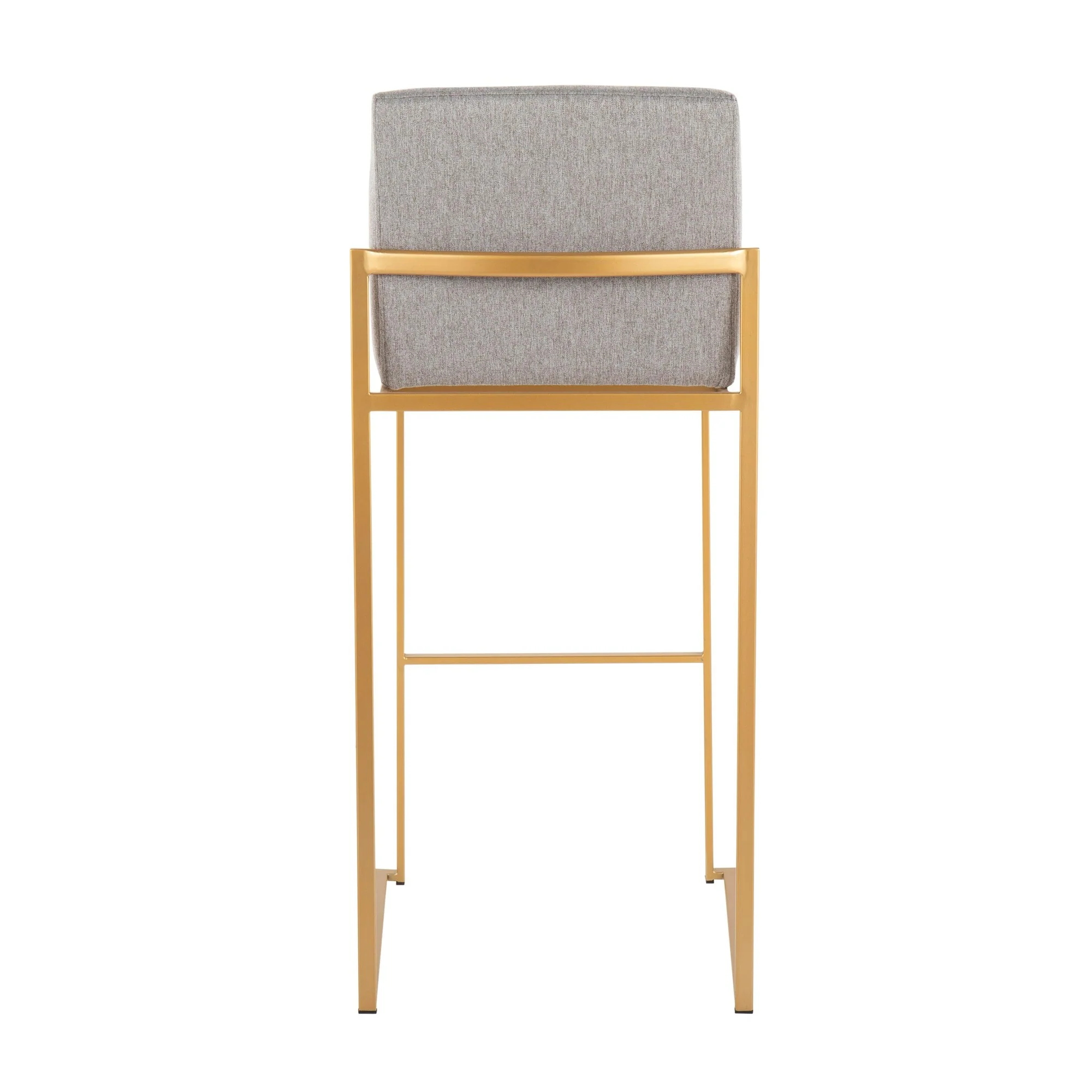 Fuji High Back Barstool - Set of 2 Beige By LumiSource - B30-FUJIHB AUFBG2 - Image 24
