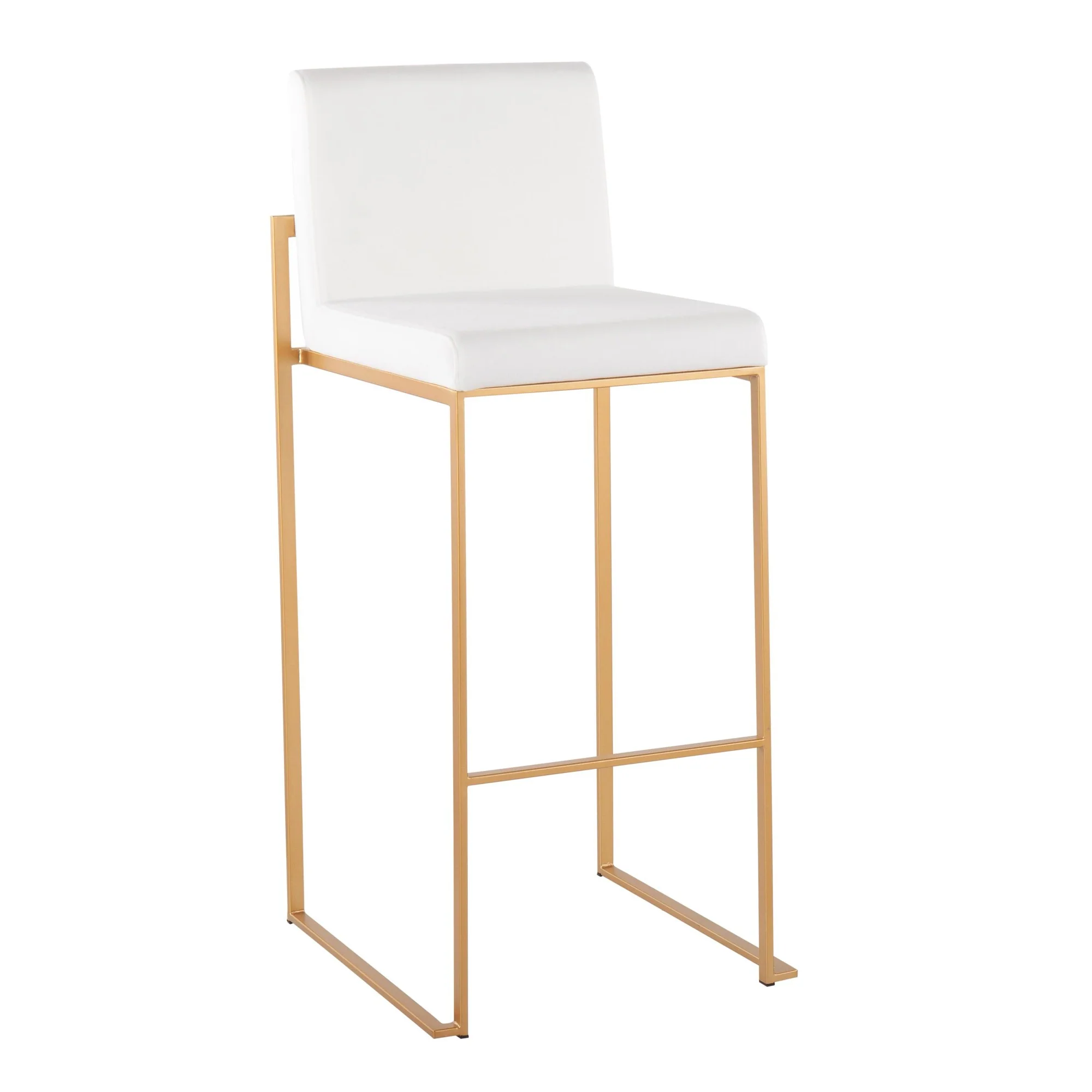 Fuji High Back Barstool - Set of 2 Black By LumiSource - B30-FUJIHB AUVBK2 - Image 15