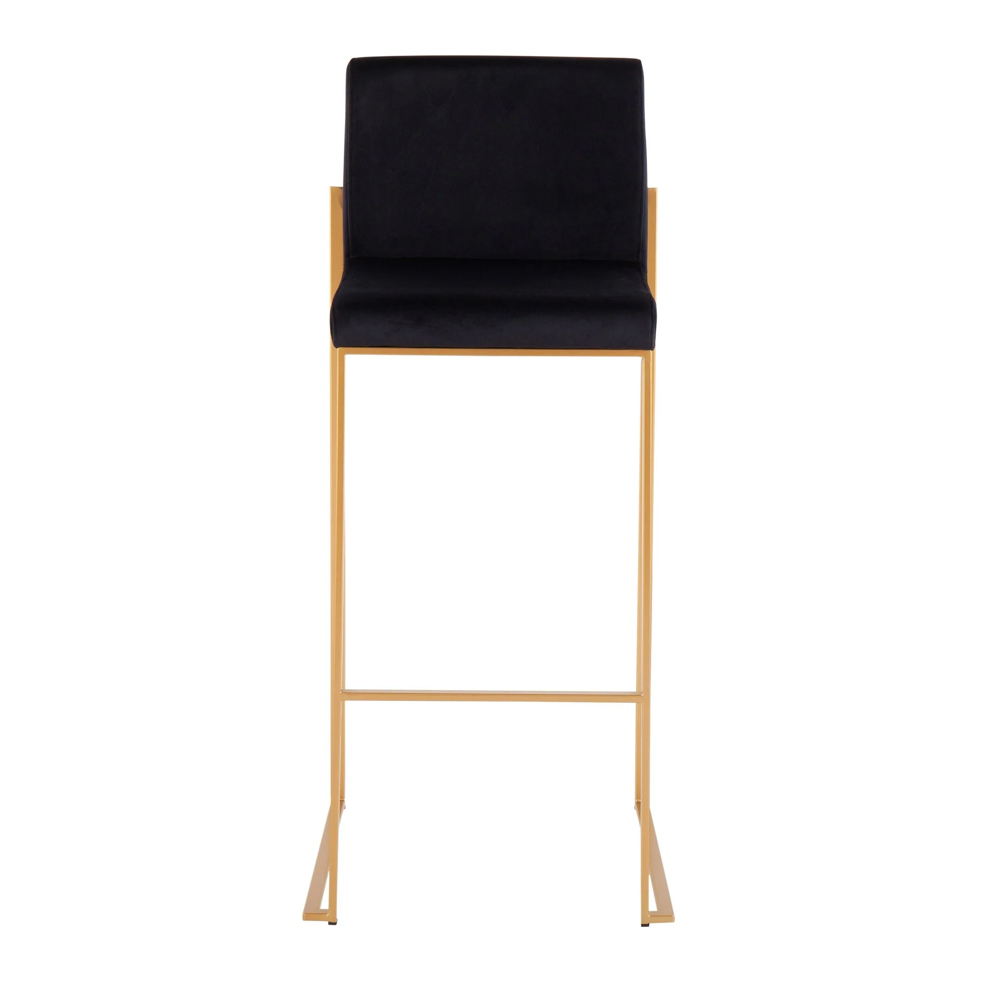 Fuji High Back Barstool - Set of 2 Black By LumiSource - B30-FUJIHB AUVBK2 - Image 2