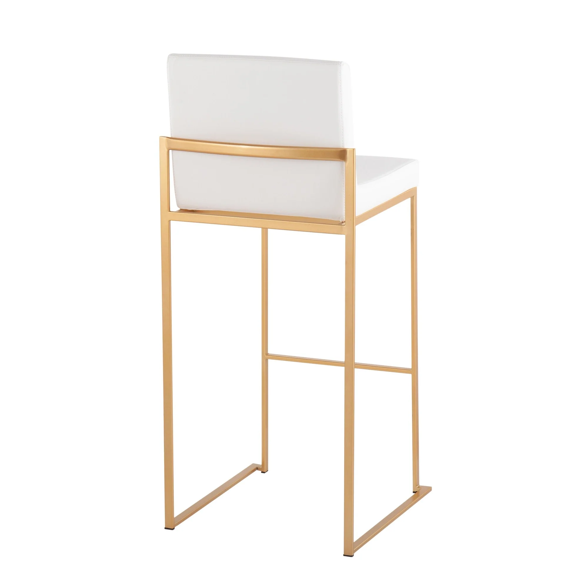 Fuji High Back Barstool - Set of 2 White By LumiSource - B30-FUJIHB AUW2 - Image 7