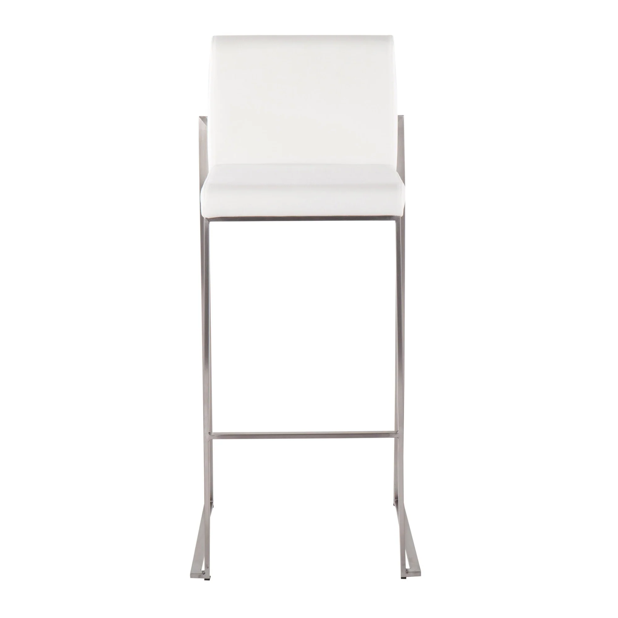 Fuji High Back Barstool - Set of 2 Black By LumiSource - B30-FUJIHB SSVBK2 - Image 11