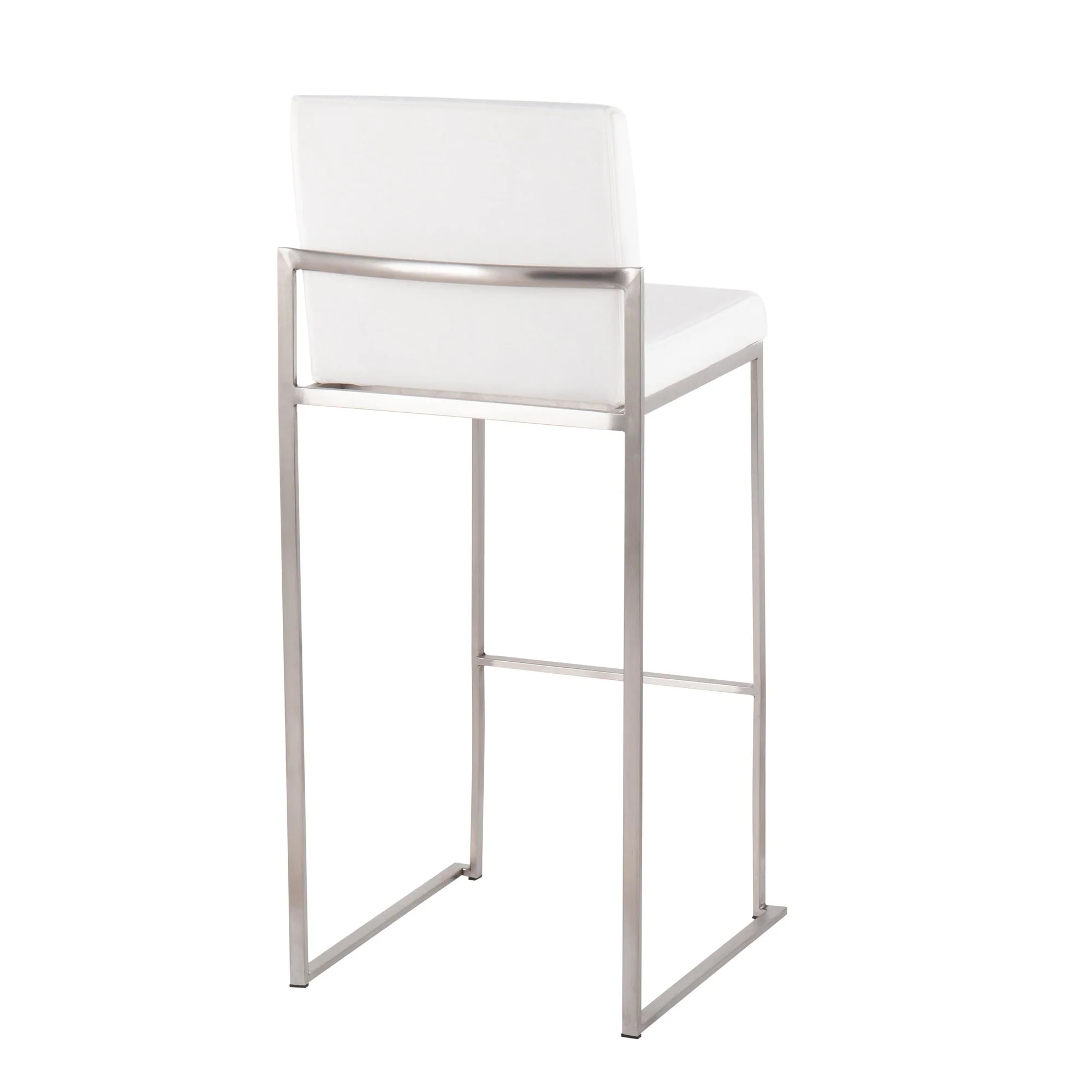 Fuji High Back Barstool - Set of 2 Black By LumiSource - B30-FUJIHB SSVBK2 - Image 17