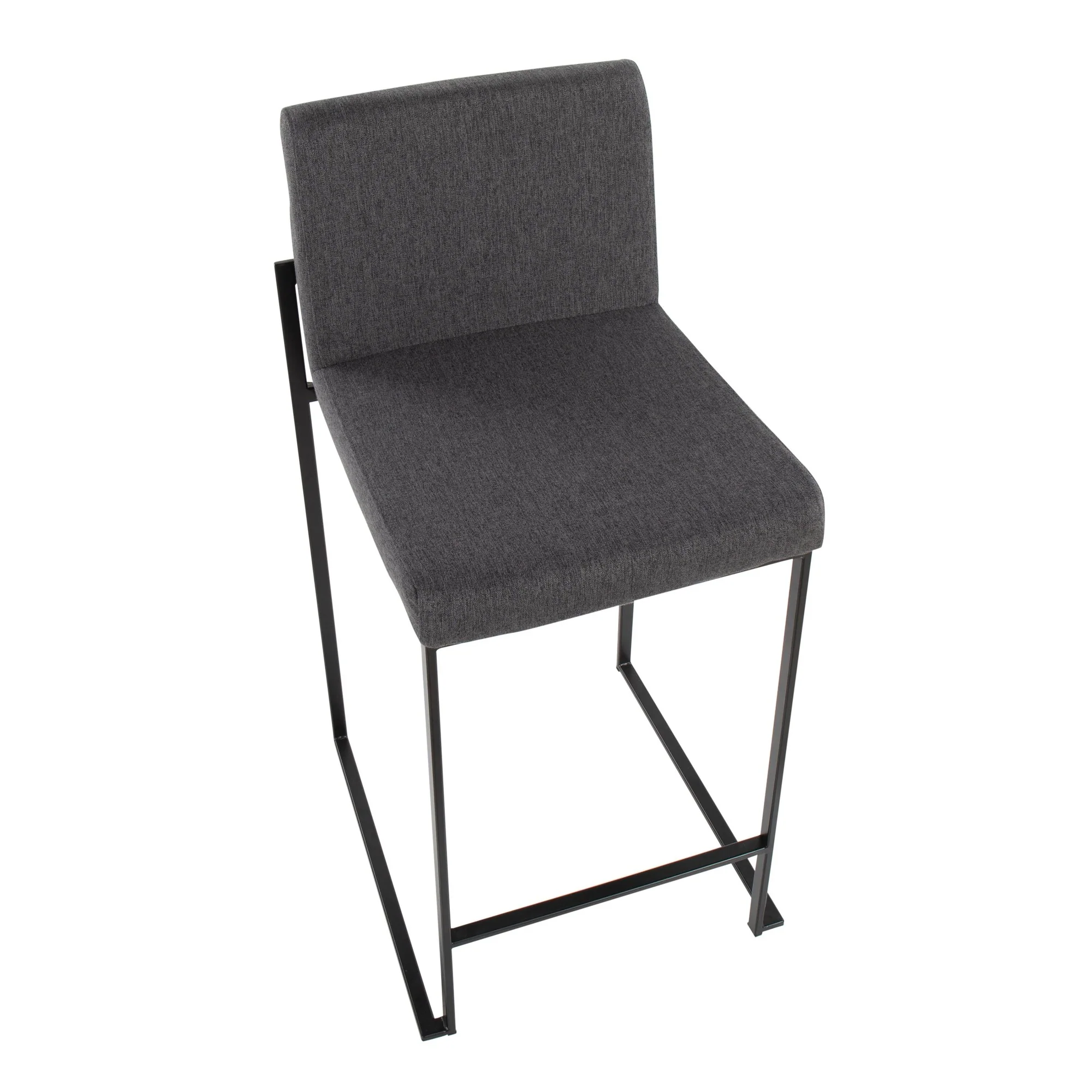 Fuji High Back Counter Stool - Set of 2 Beige By LumiSource - B26-FUJIHB BKFBG2 - Image 11