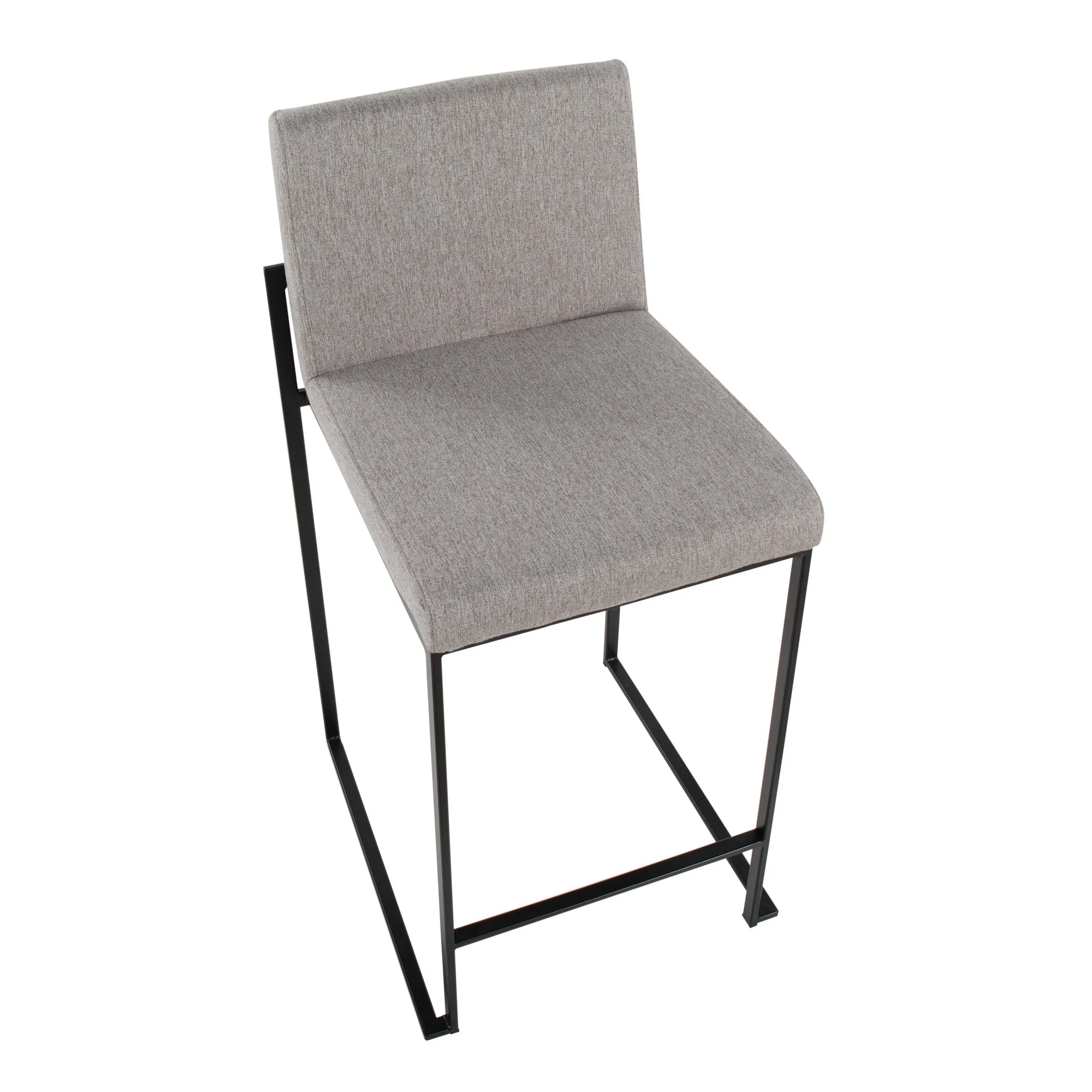 Fuji High Back Counter Stool - Set of 2 Beige By LumiSource - B26-FUJIHB BKFBG2 - Image 19