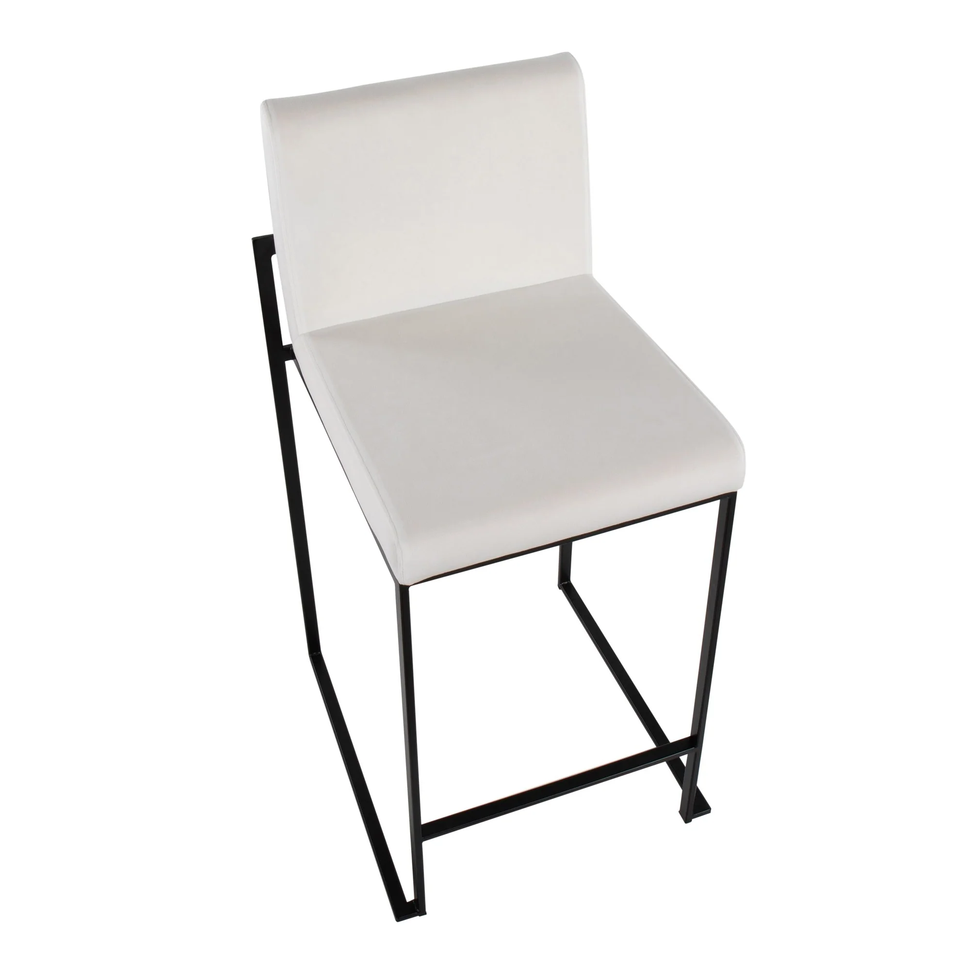 Fuji High Back Counter Stool - Set of 2 Black By LumiSource - B26-FUJIHB BKVBK2 - Image 11