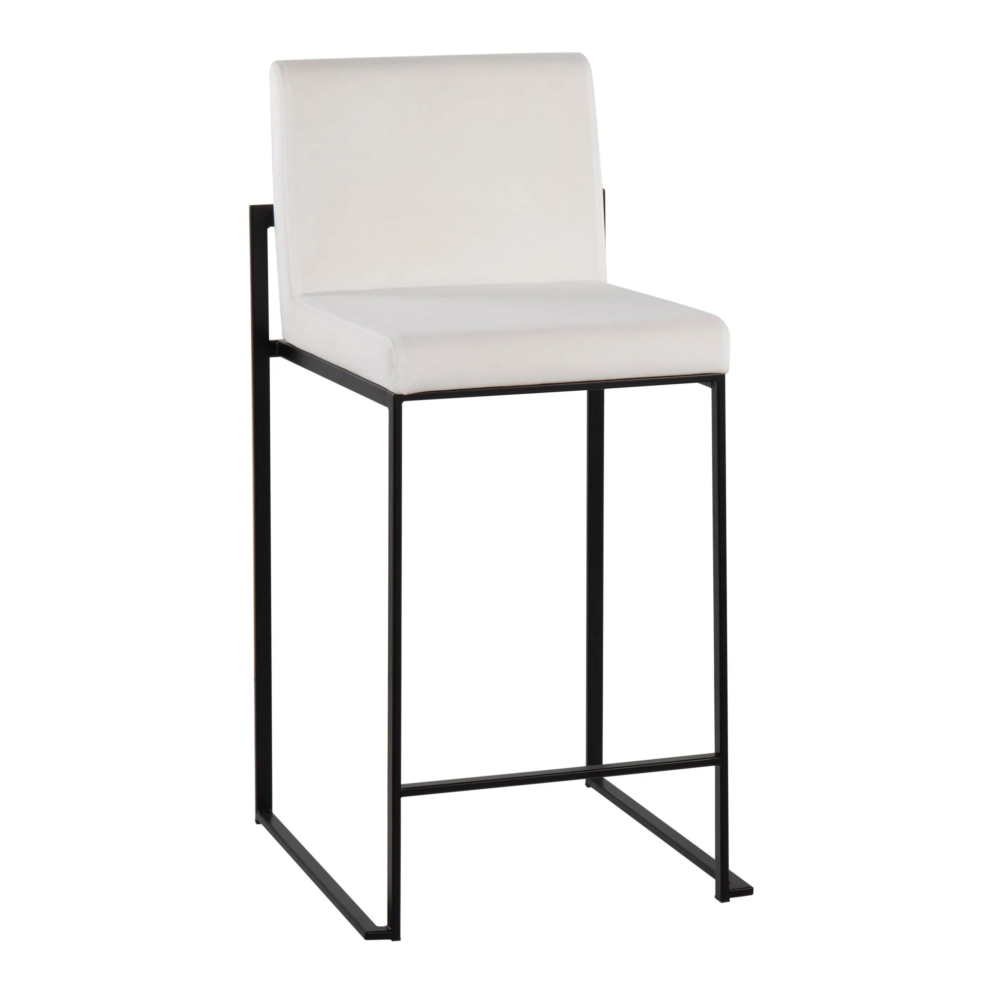 Fuji High Back Counter Stool - Set of 2 Black By LumiSource - B26-FUJIHB BKVBK2 - Image 13