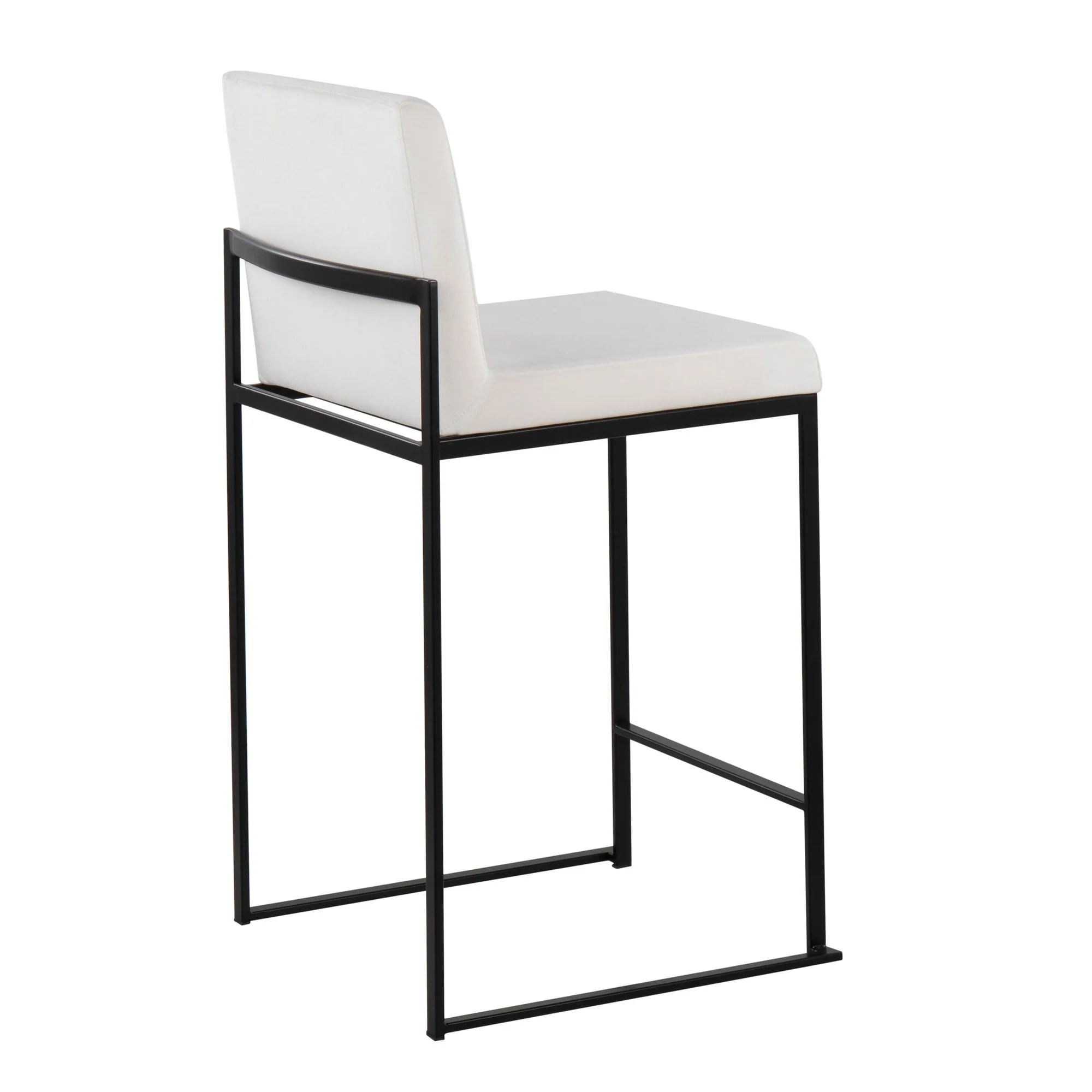 Fuji High Back Counter Stool - Set of 2 Black By LumiSource - B26-FUJIHB BKVBK2 - Image 15