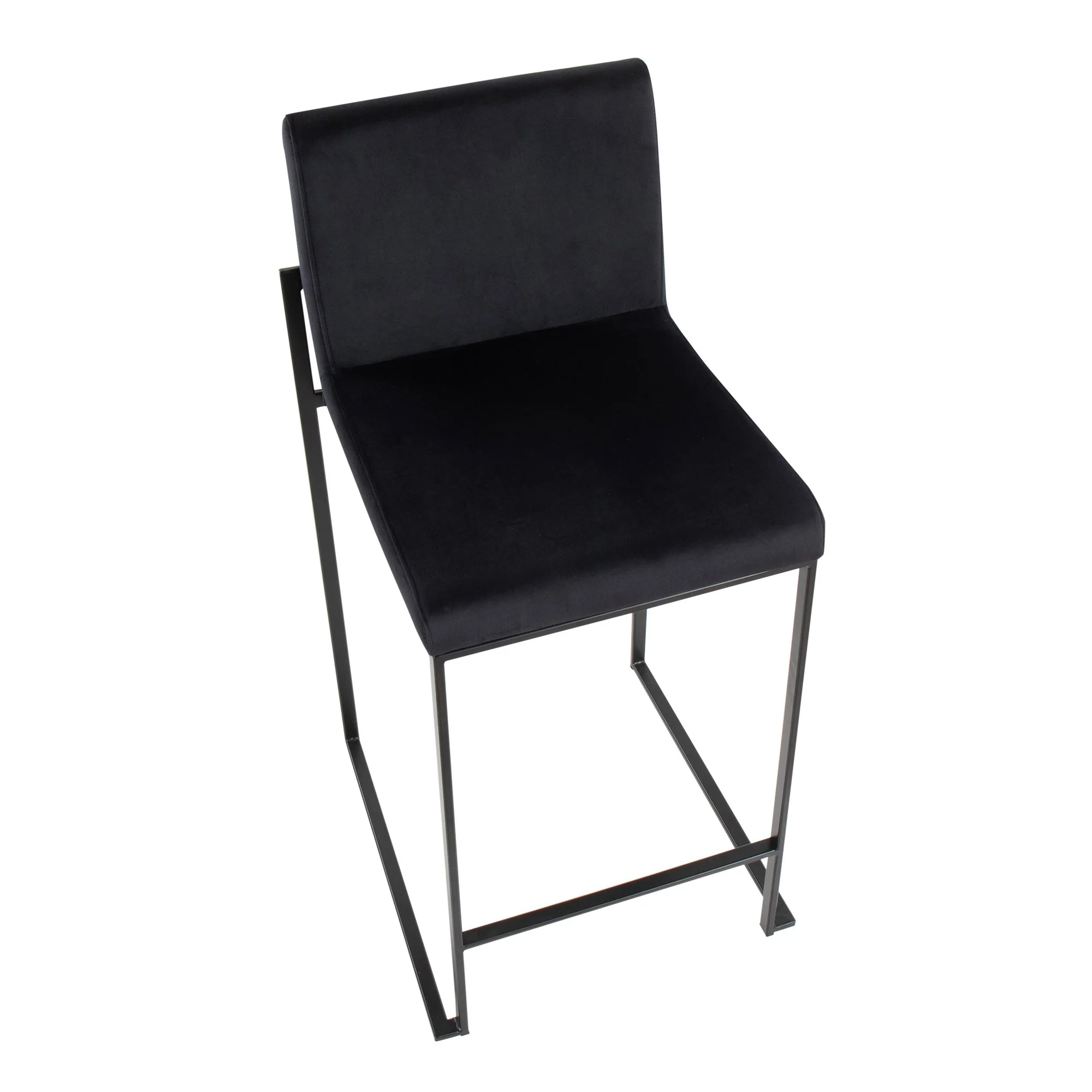 Fuji High Back Counter Stool - Set of 2 Black By LumiSource - B26-FUJIHB BKVBK2 - Image 3