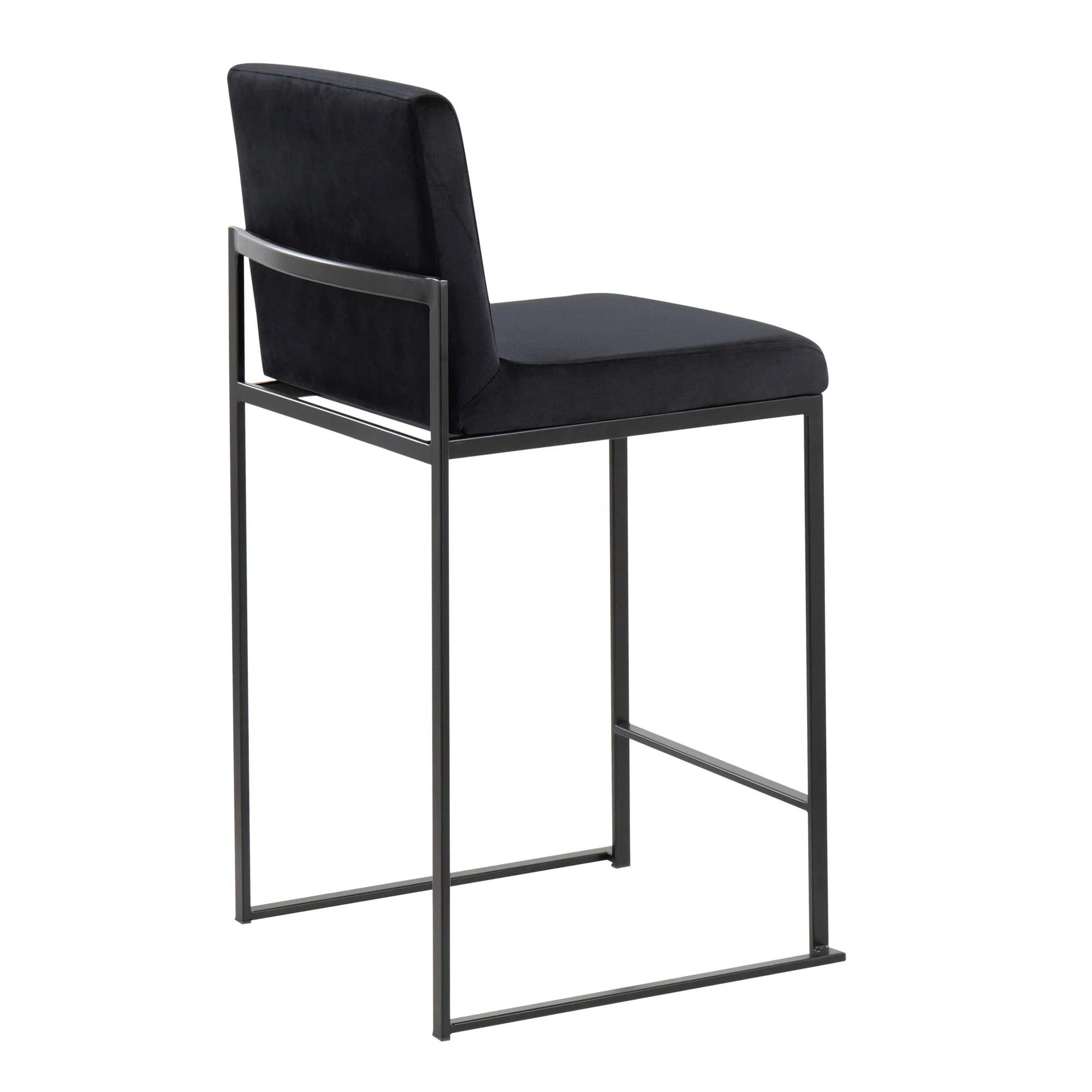 Fuji High Back Counter Stool - Set of 2 Black By LumiSource - B26-FUJIHB BKVBK2 - Image 7