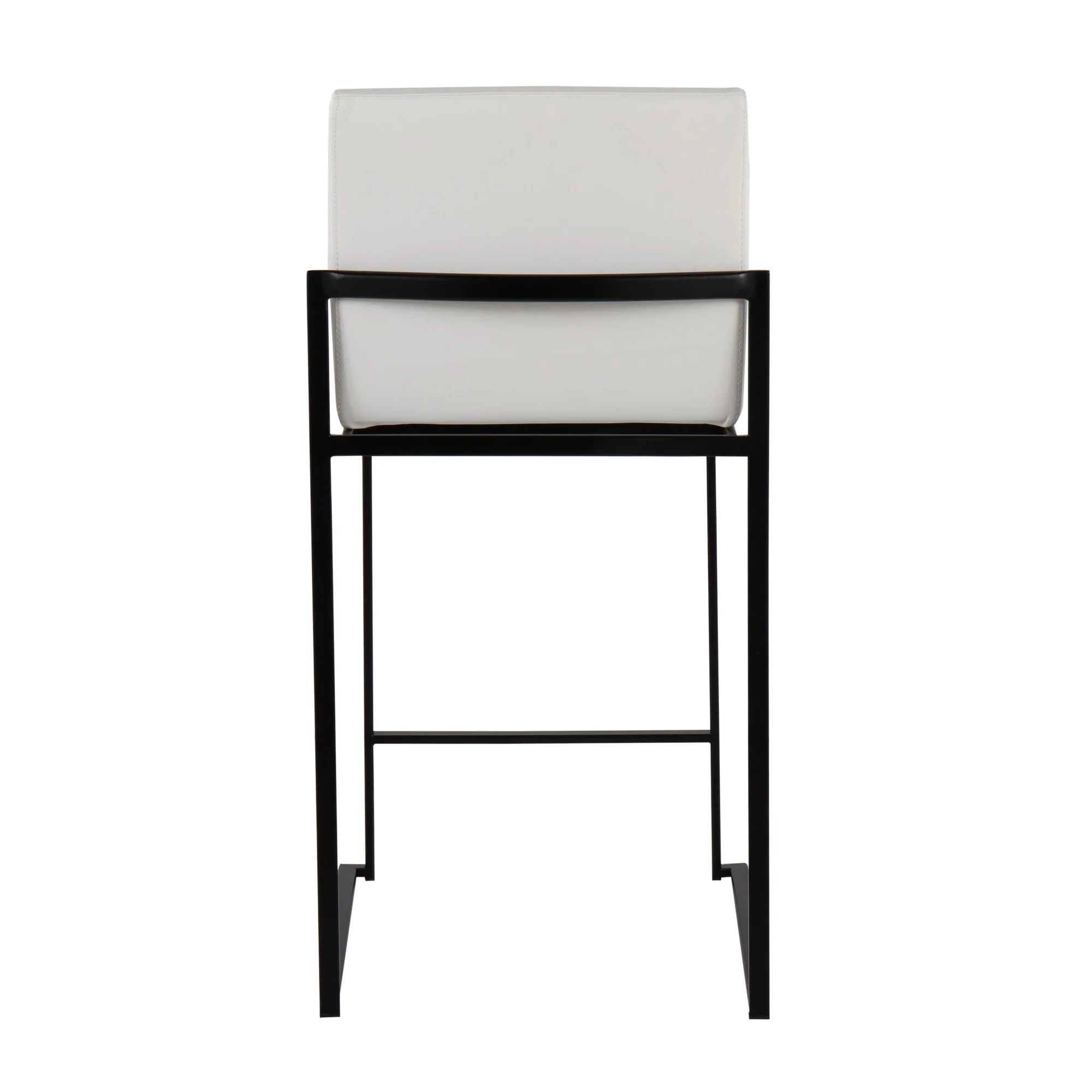 Fuji High Back Counter Stool - Set of 2 White By LumiSource - B26-FUJIHB BKW2 - Image 8