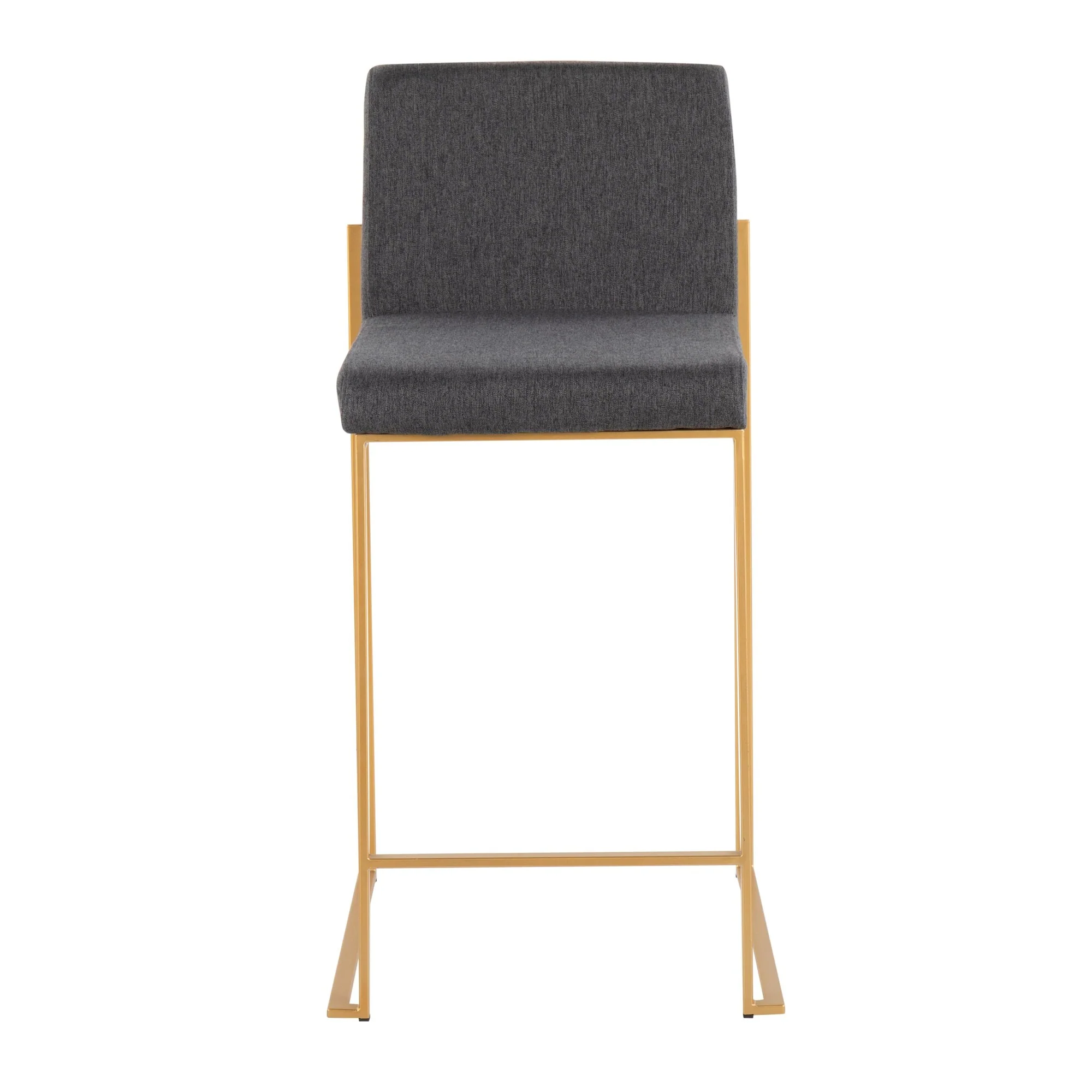 Fuji High Back Counter Stool - Set of 2 Beige By LumiSource - B26-FUJIHB AUFBG2 - Image 10