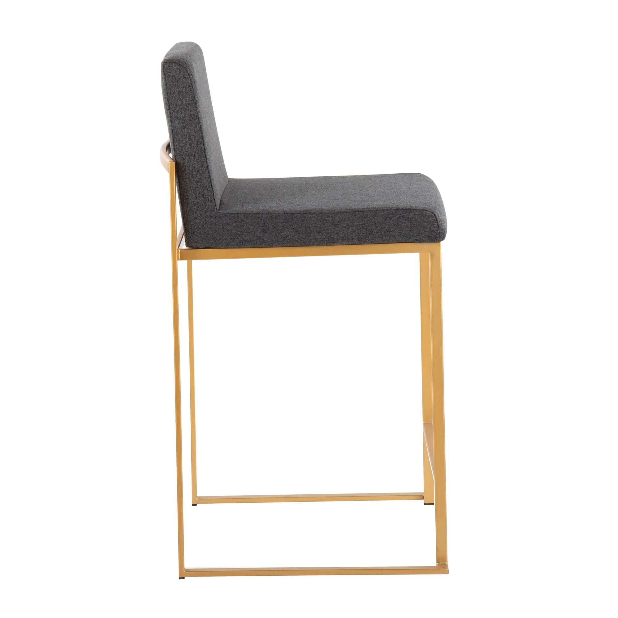 Fuji High Back Counter Stool - Set of 2 Beige By LumiSource - B26-FUJIHB AUFBG2 - Image 14