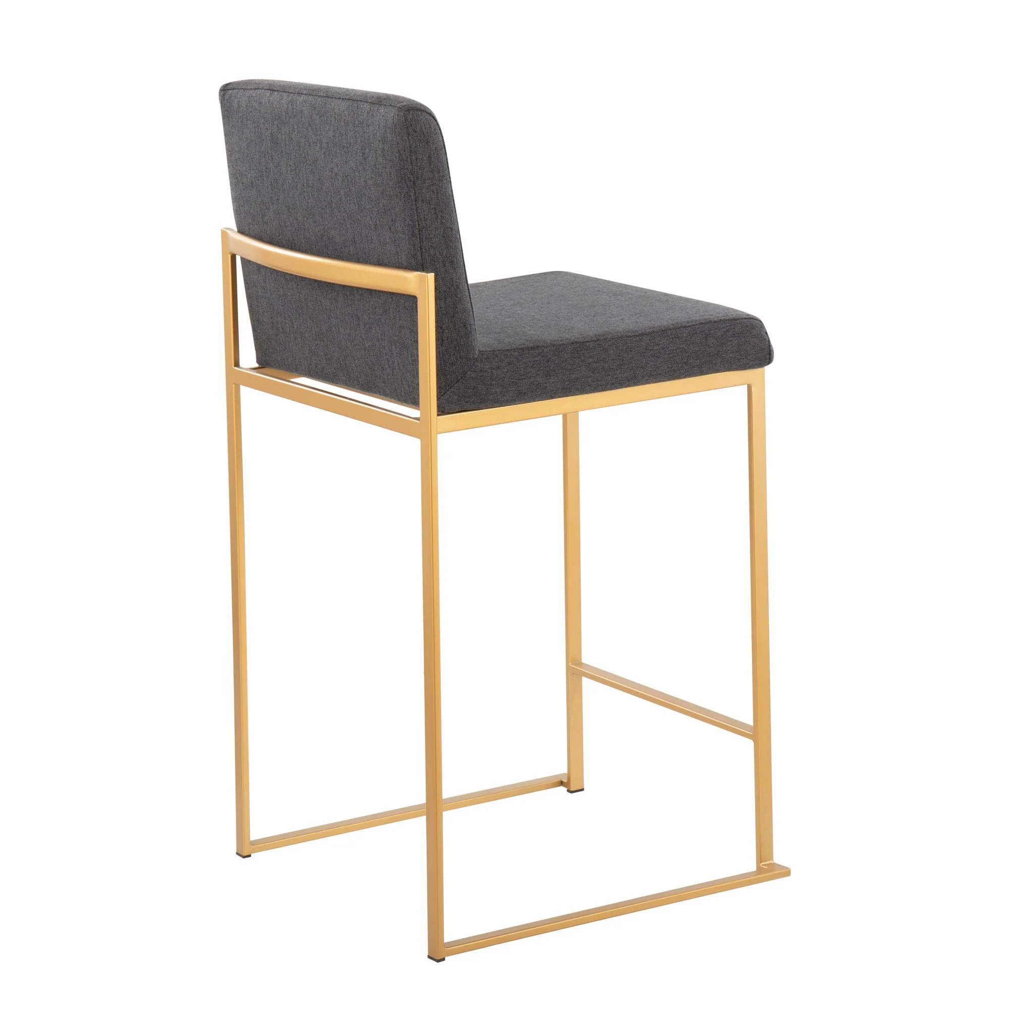 Fuji High Back Counter Stool - Set of 2 Beige By LumiSource - B26-FUJIHB AUFBG2 - Image 15