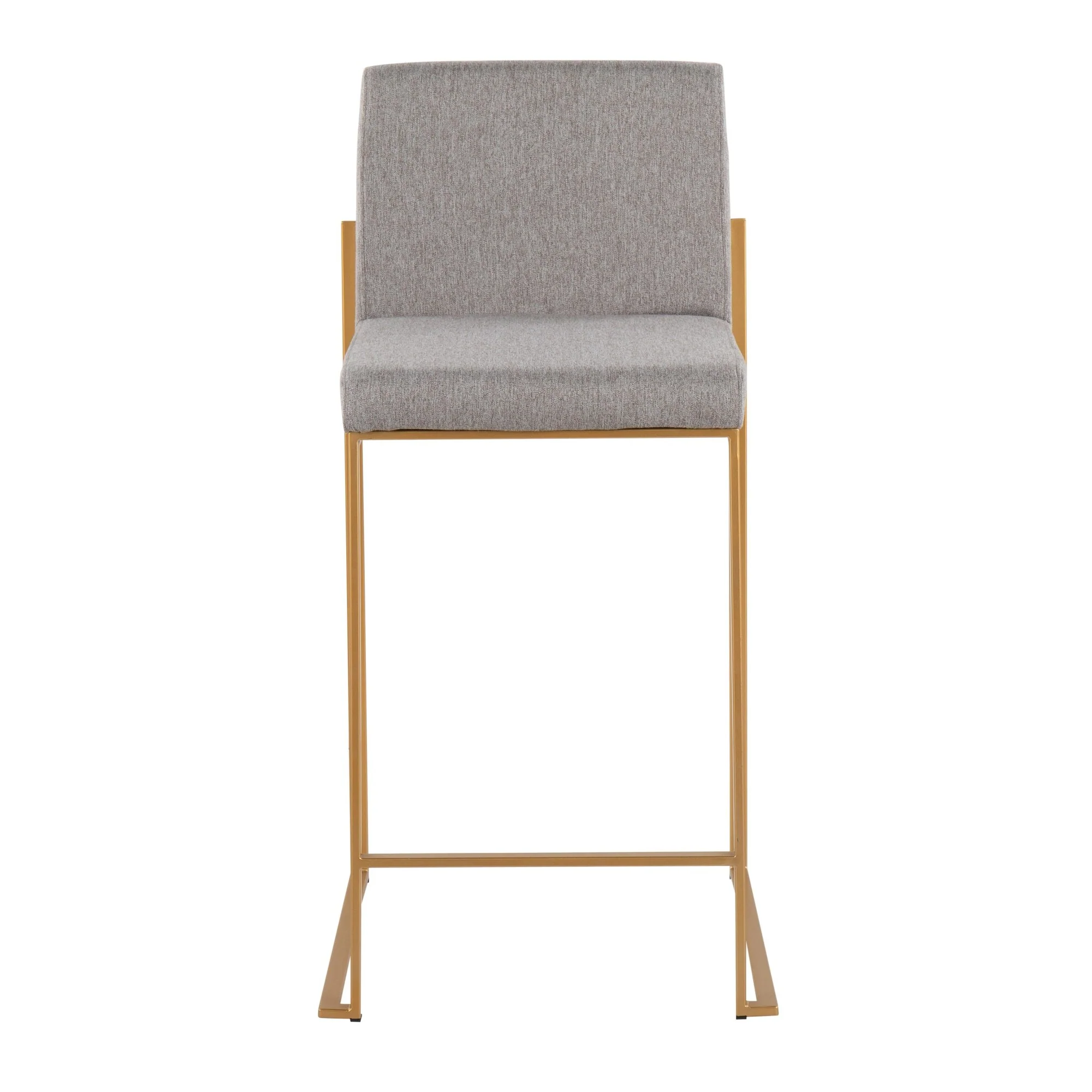 Fuji High Back Counter Stool - Set of 2 Beige By LumiSource - B26-FUJIHB AUFBG2 - Image 18